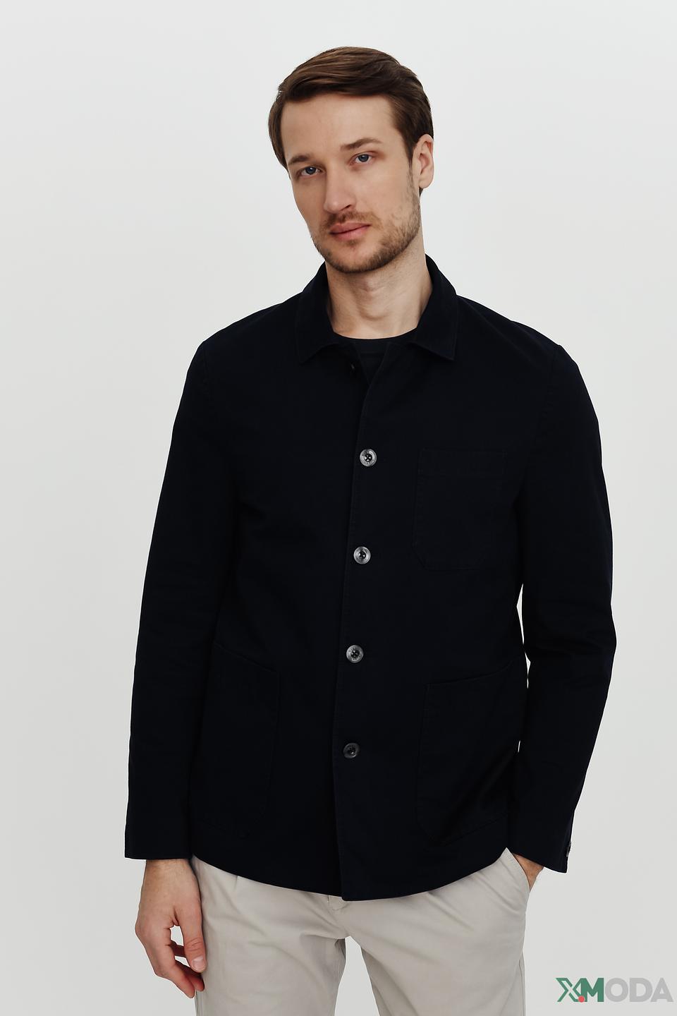 Пиджак Bugatti чёрный приталенный