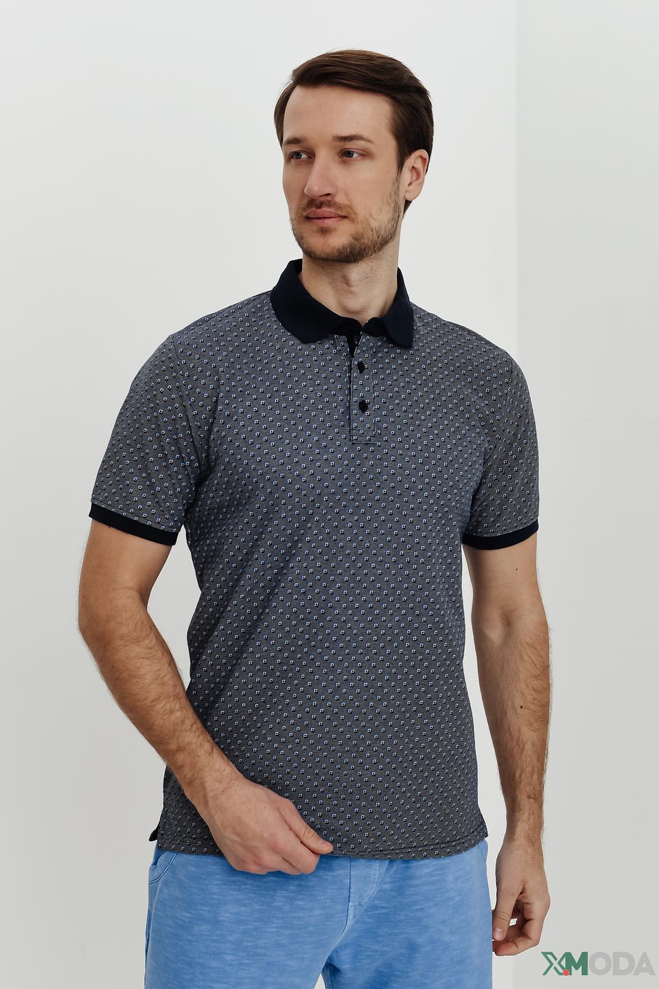 Поло Casa Moda с принтом