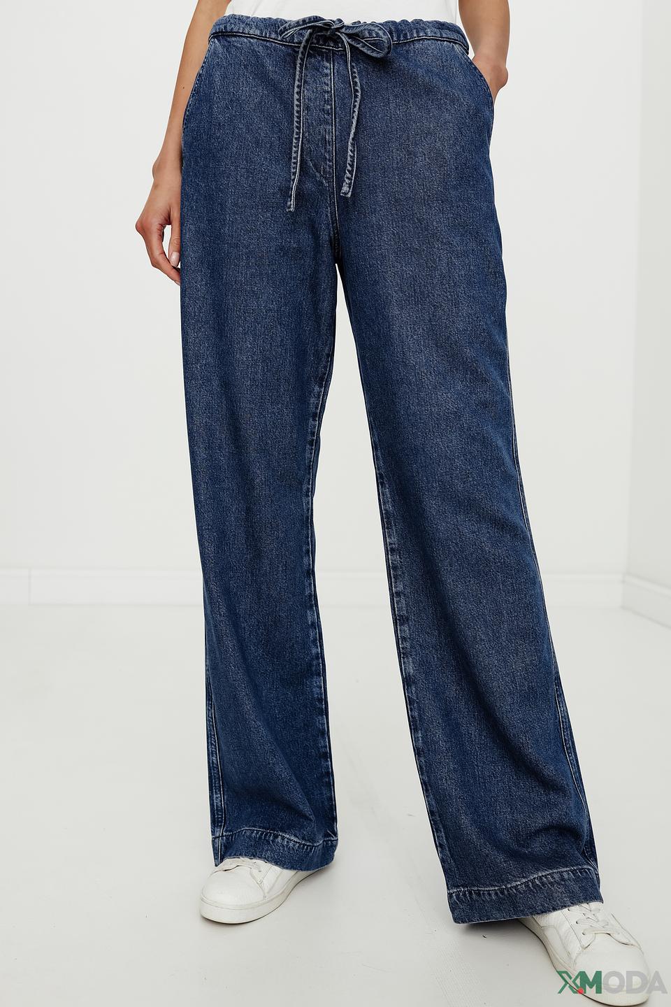 Брюки Ice Play джинсовые с завязками синие