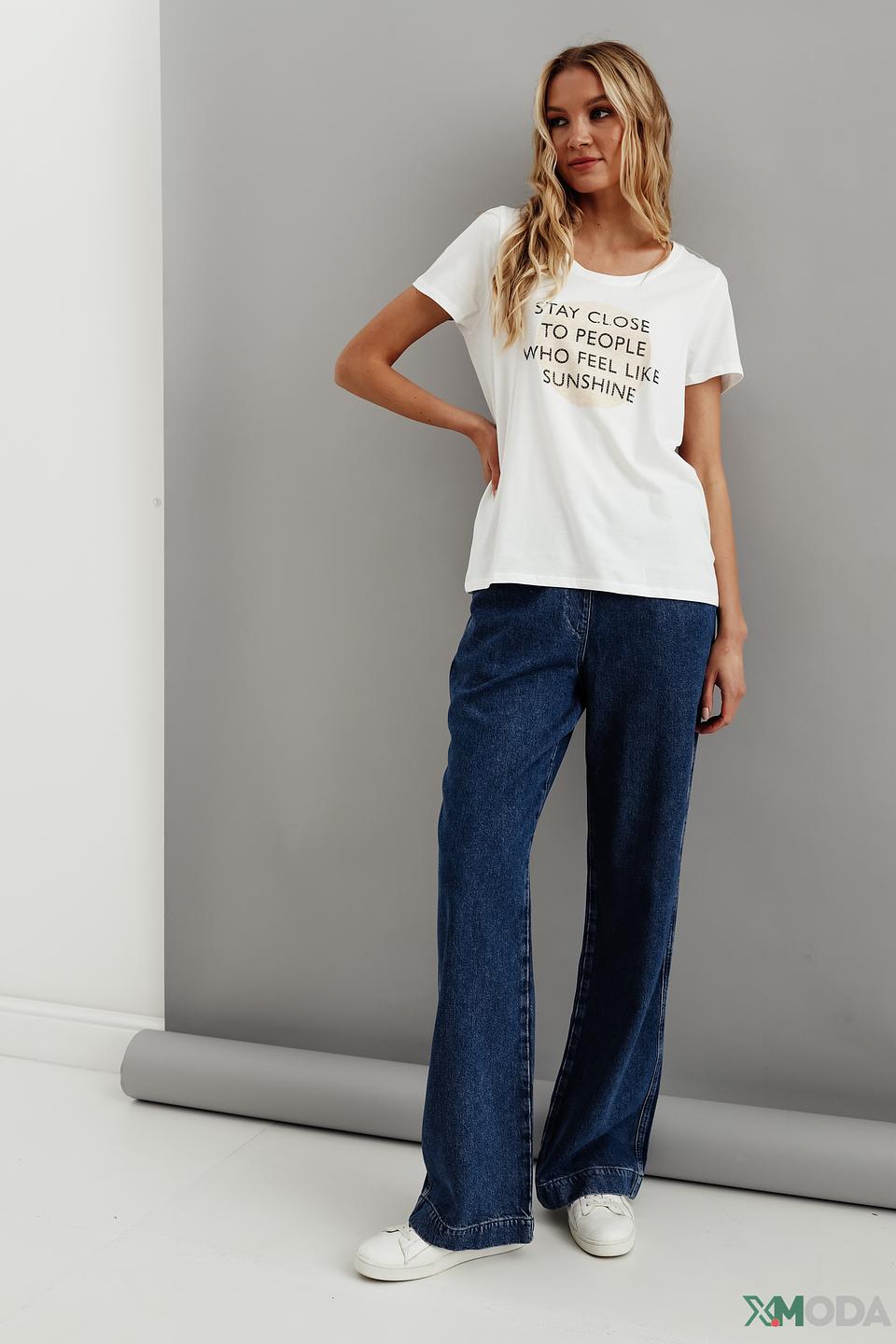 Брюки Ice Play джинсовые с завязками синие