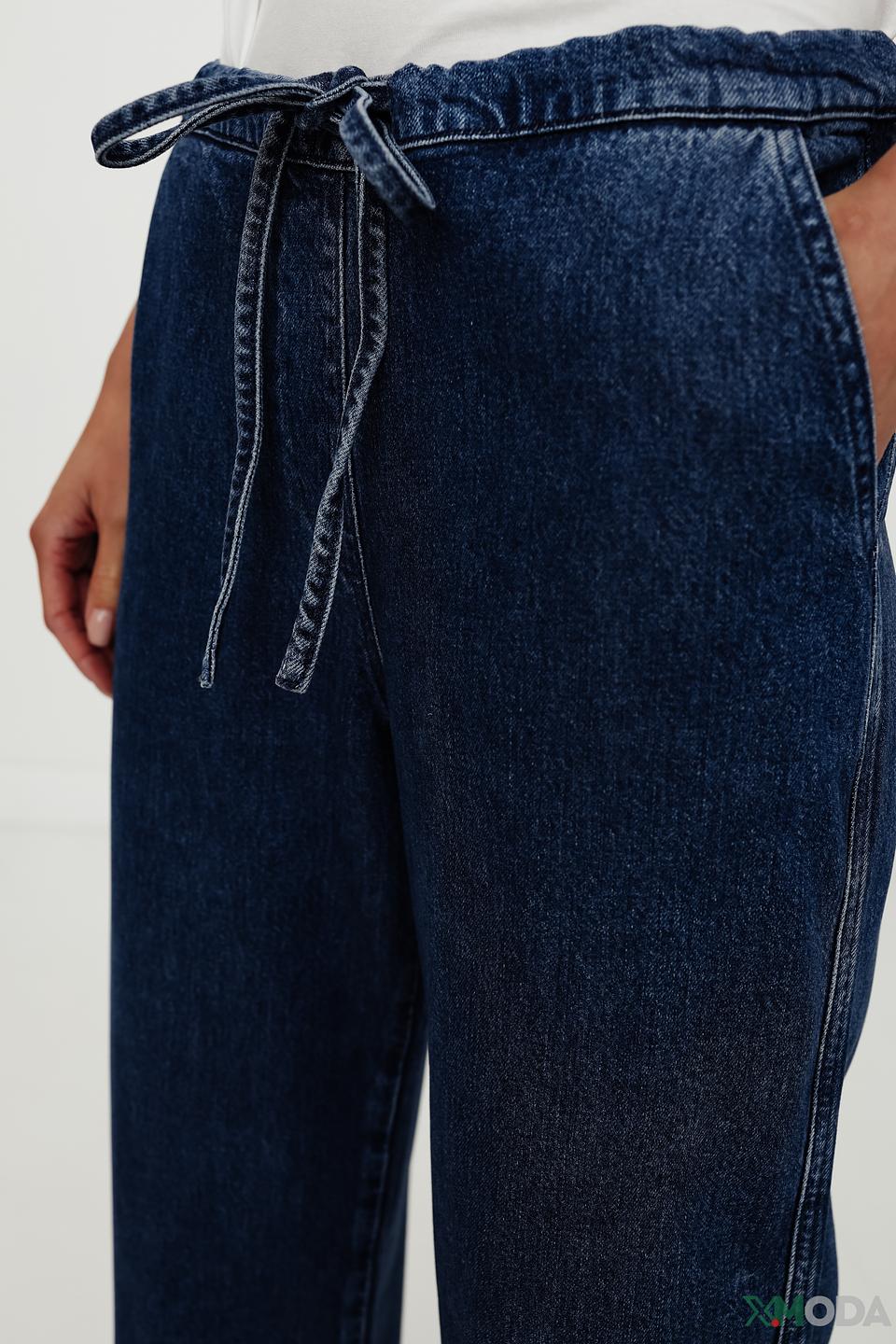 Брюки Ice Play джинсовые с завязками синие