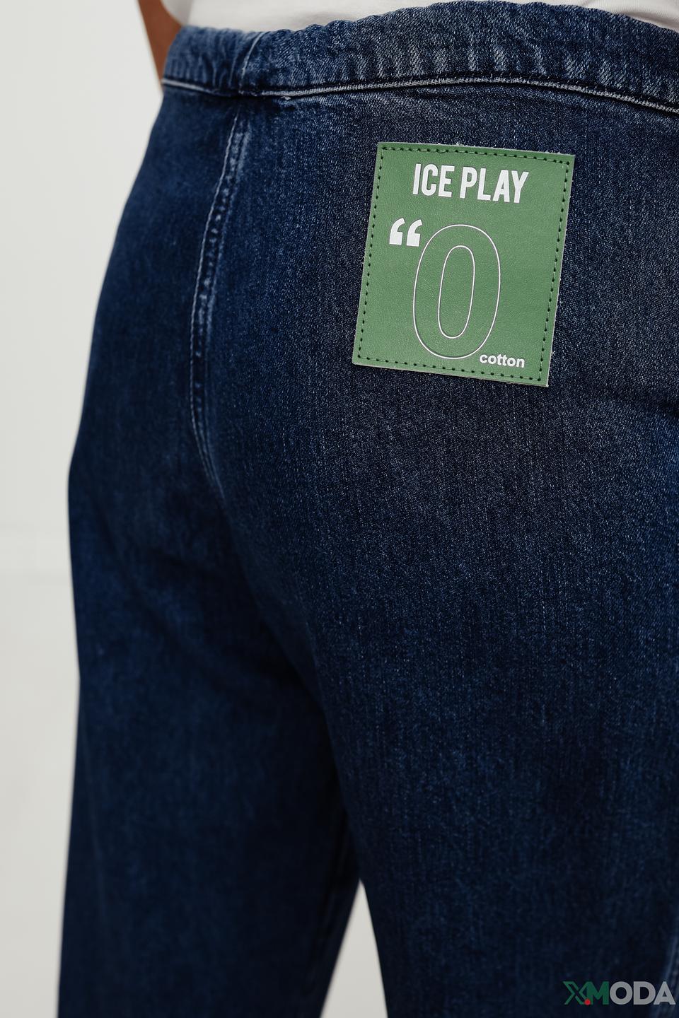 Брюки Ice Play джинсовые с завязками синие