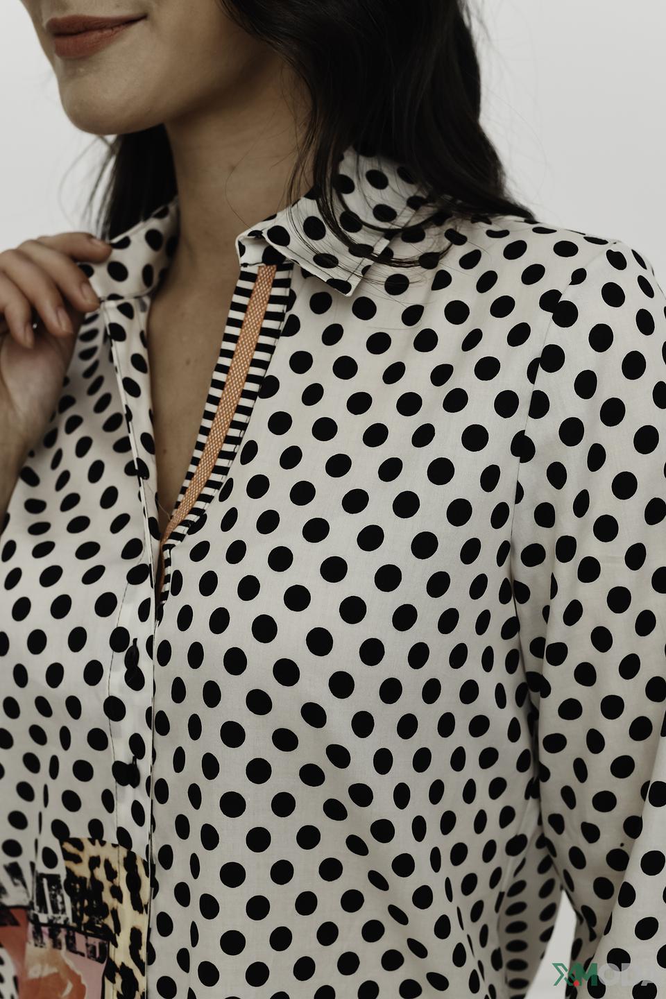 Рубашка SE Stenau в горошек