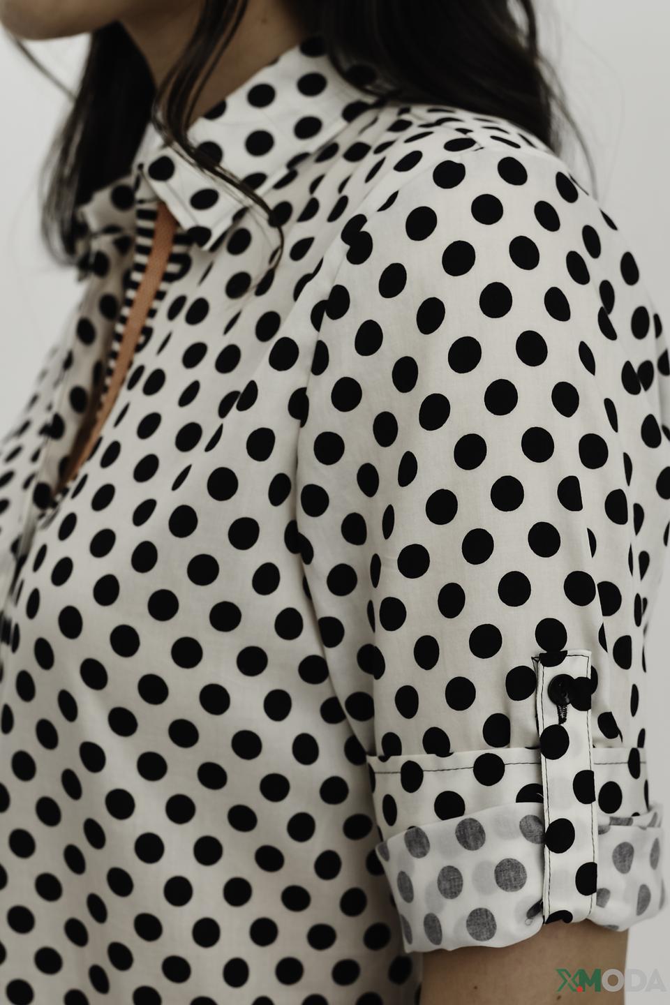 Рубашка SE Stenau в горошек