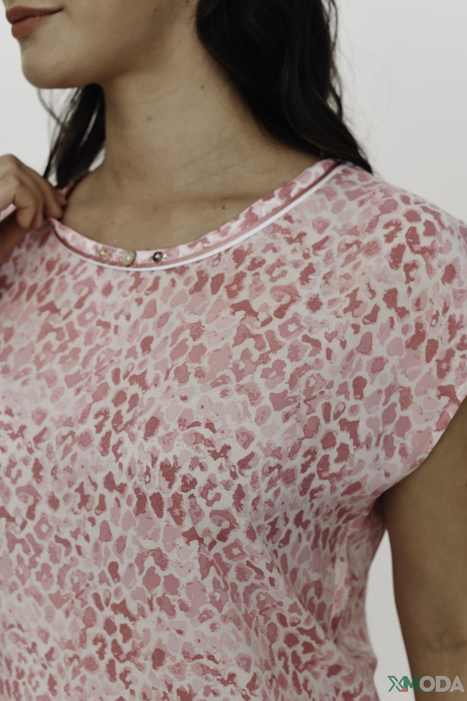 Топ SE Stenau с леопардовым принтом
