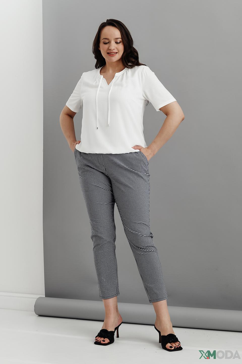 Брюки Relaxed by Toni в клетку