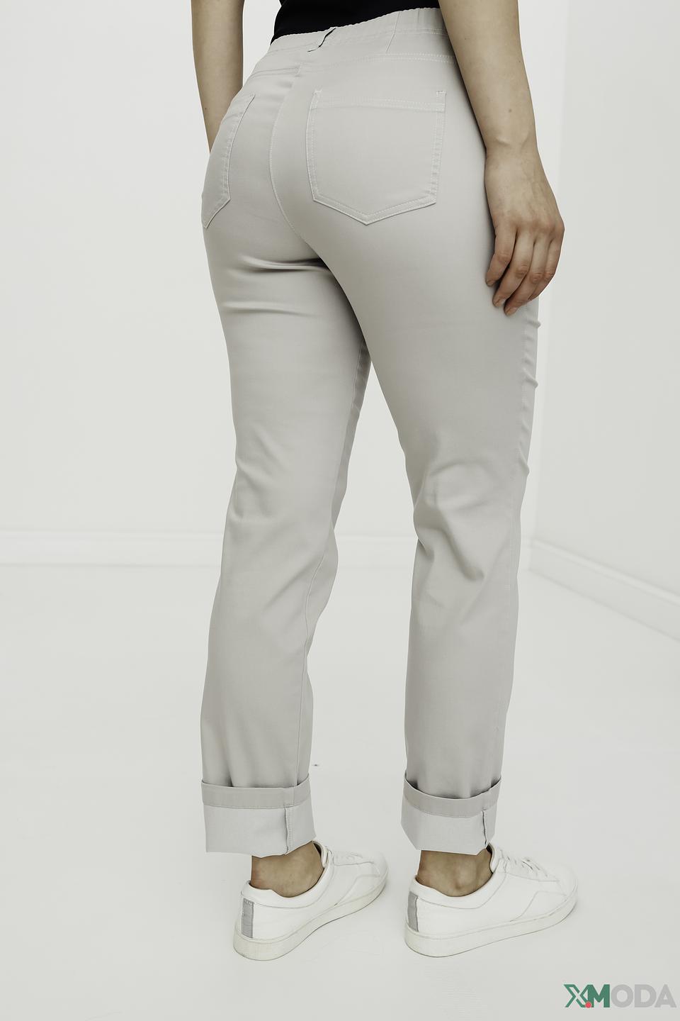 Брюки Eugen Klein серые с манжетами