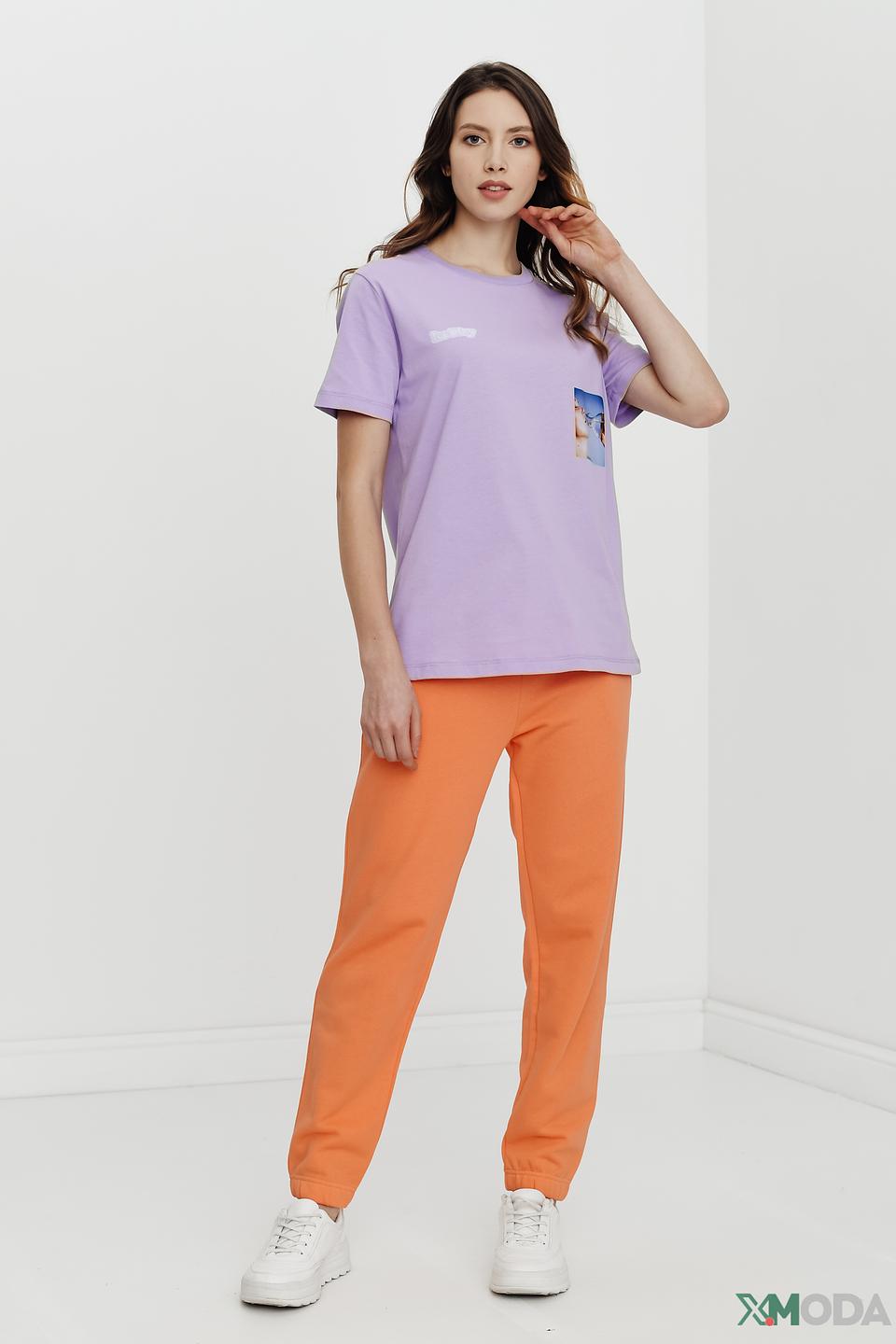 Брюки спортивные Rich and Royal оранжевые