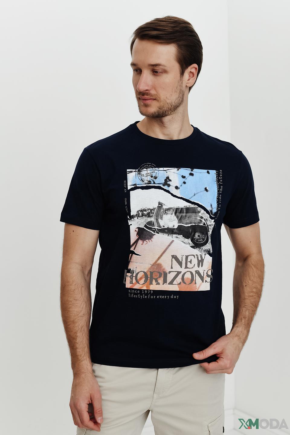 Футболка Lerros с принтом New Horizons