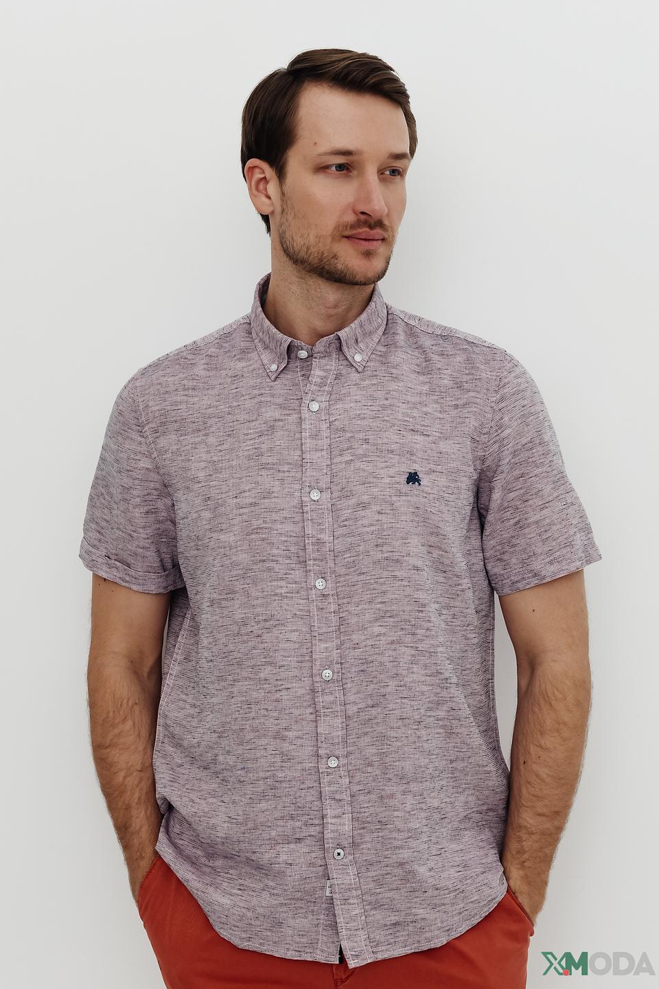 Рубашка кр Lerros men меланж