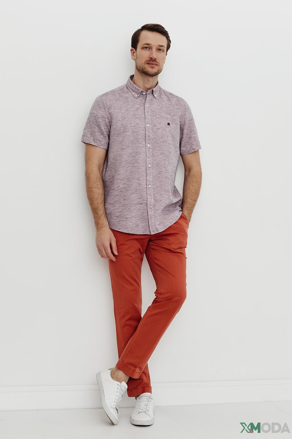 Рубашка кр Lerros men меланж