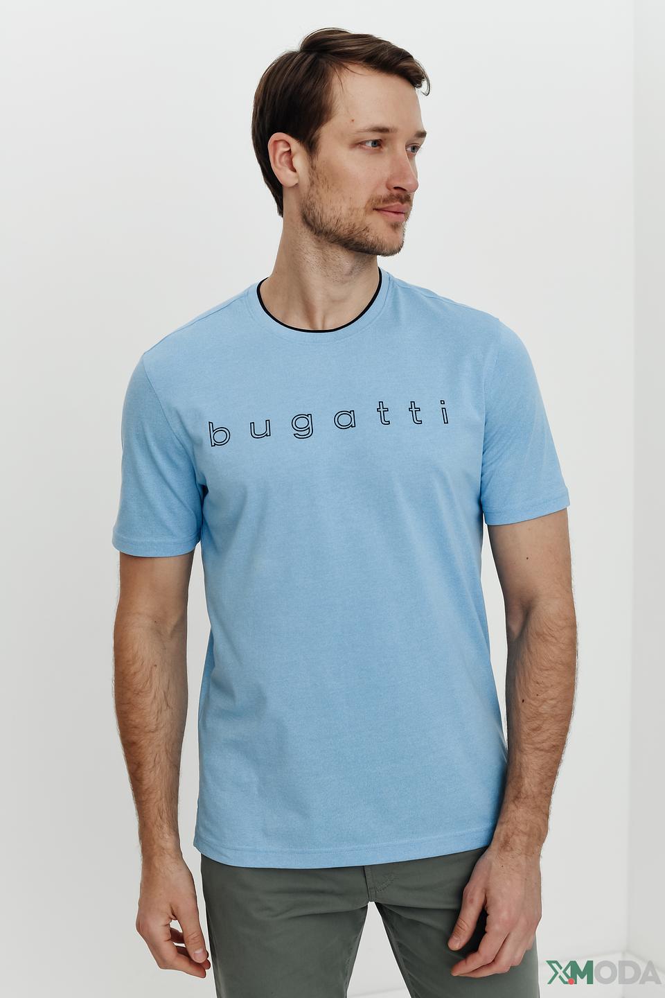 Футболка Bugatti голубая