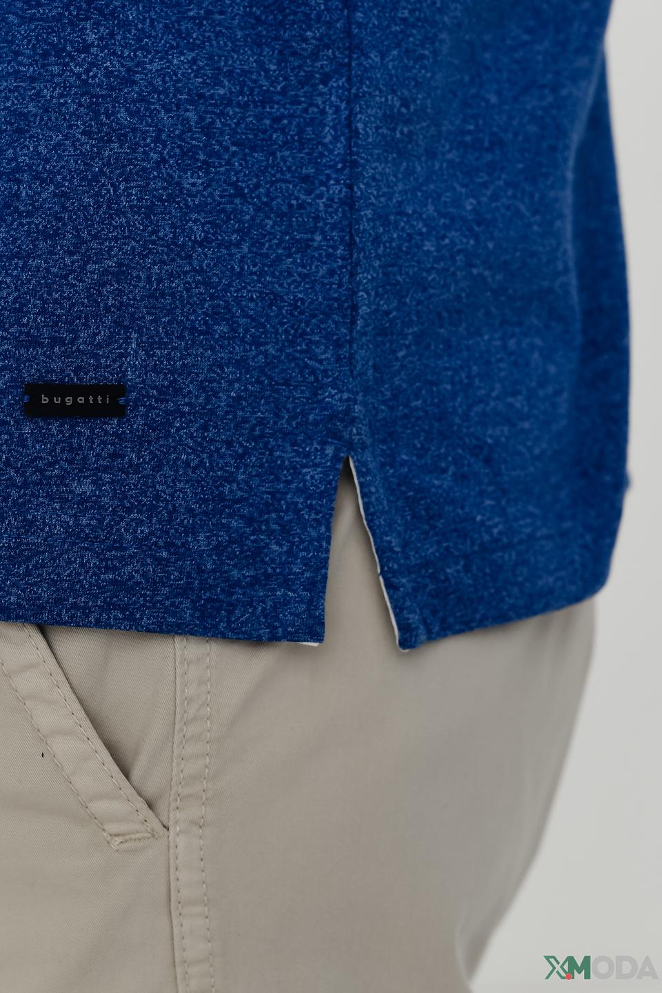 Футболка Bugatti с логотипом синяя