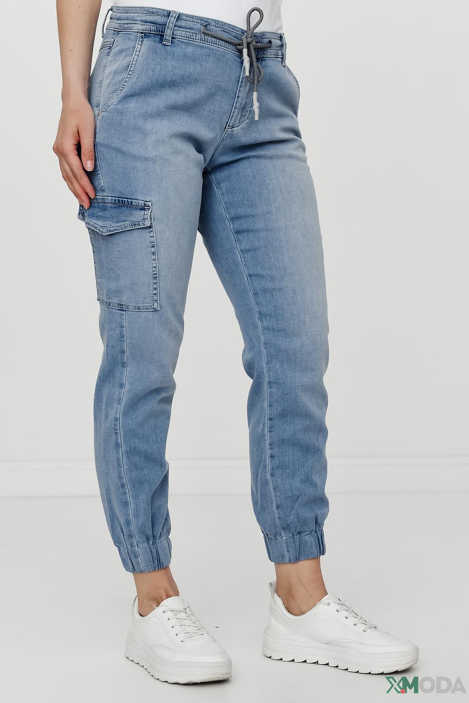 Джинсы Angels с карманами голубые