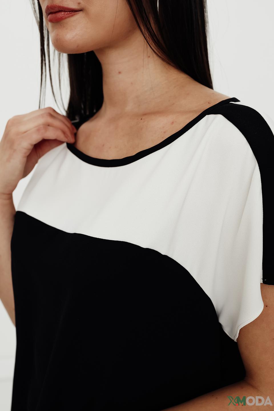 Платье Elena Miro чёрно-белое