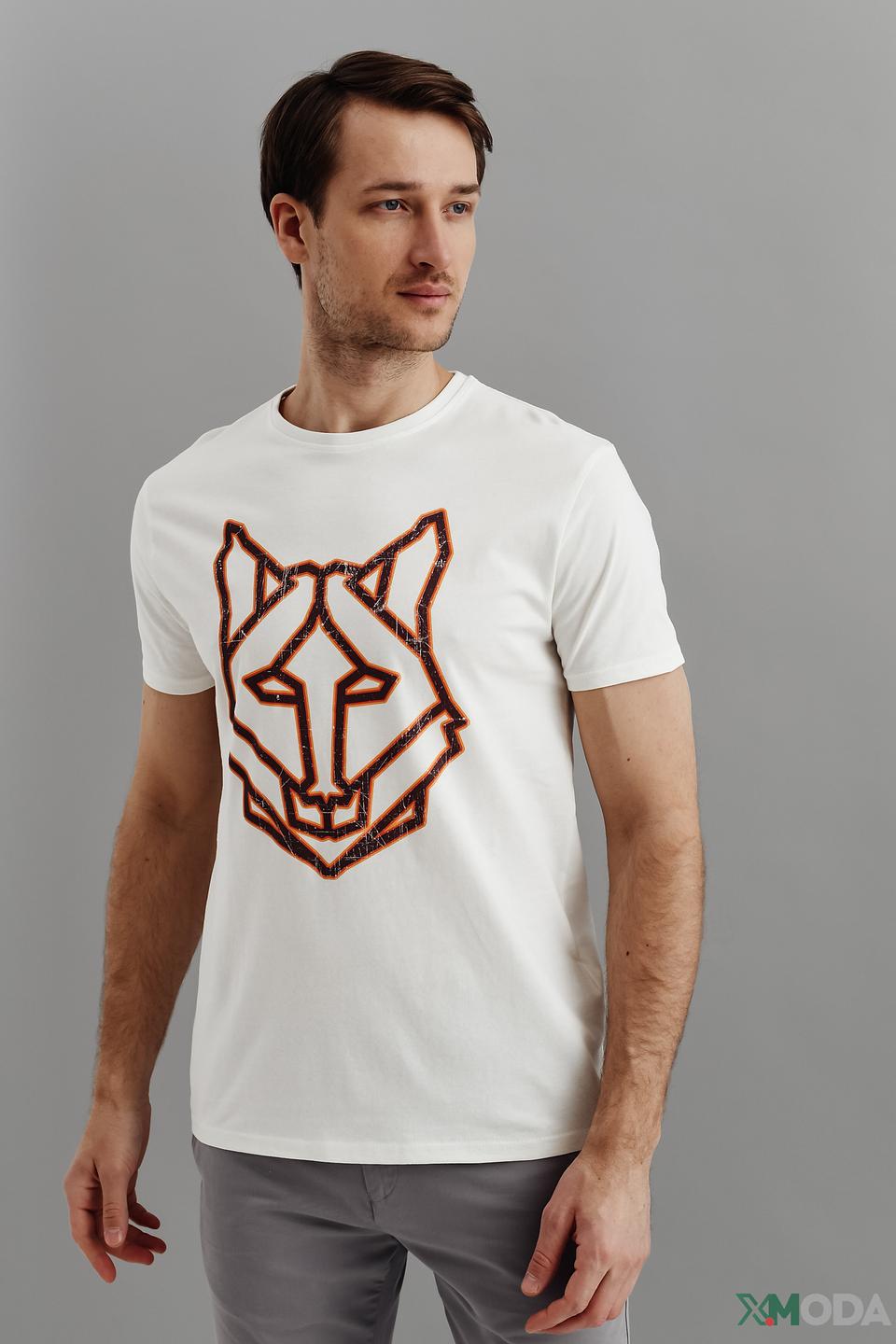 Футболка Haze and Finn с принтом лисы