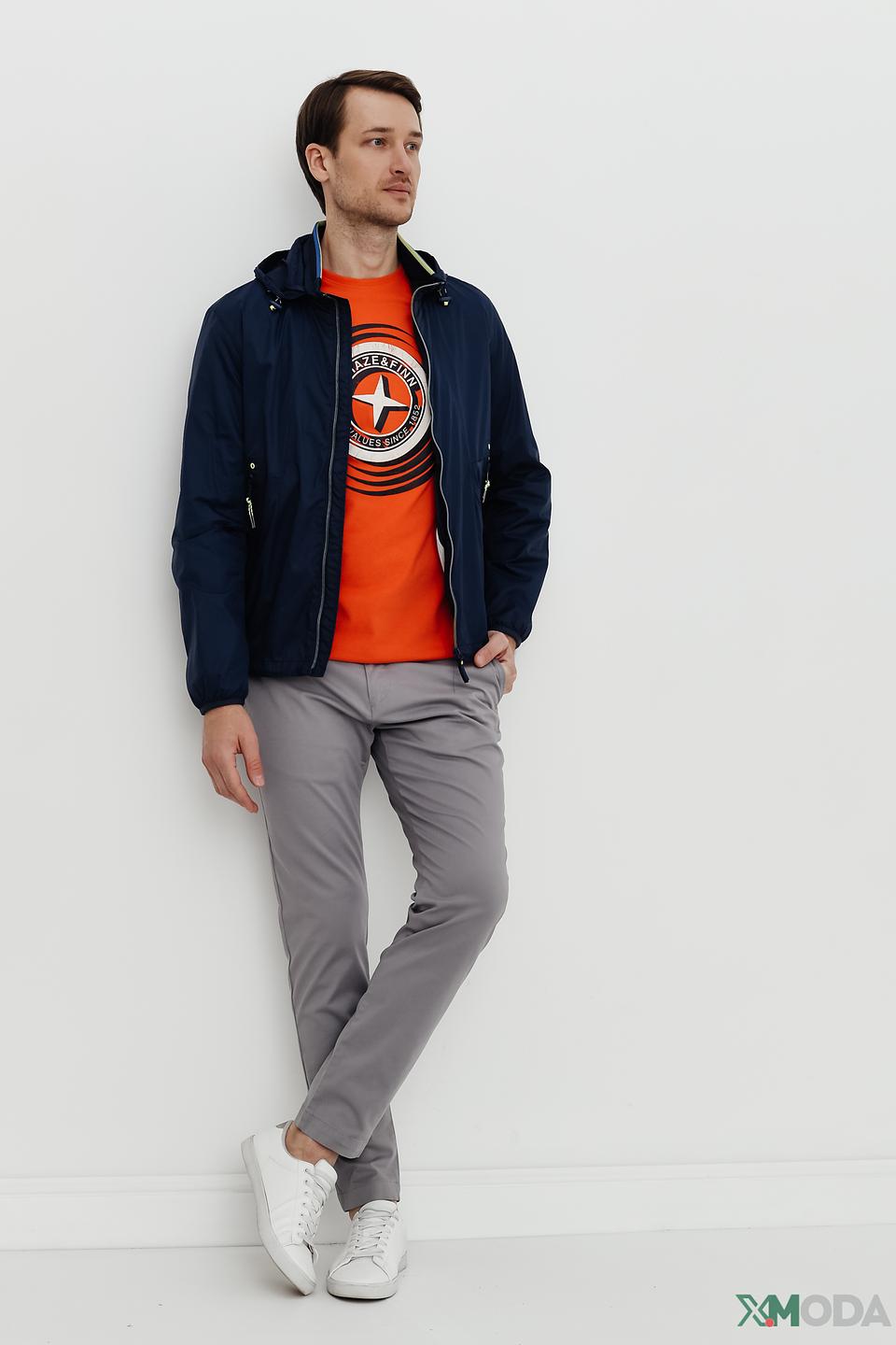 Куртка Sea Barrier синяя с капюшоном