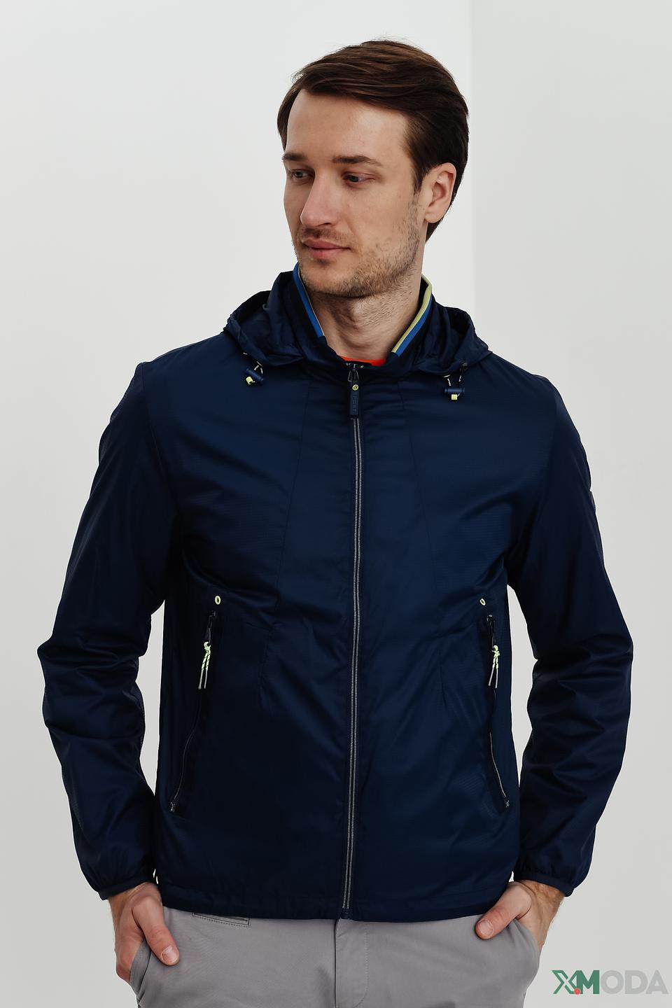 Куртка Sea Barrier синяя с капюшоном