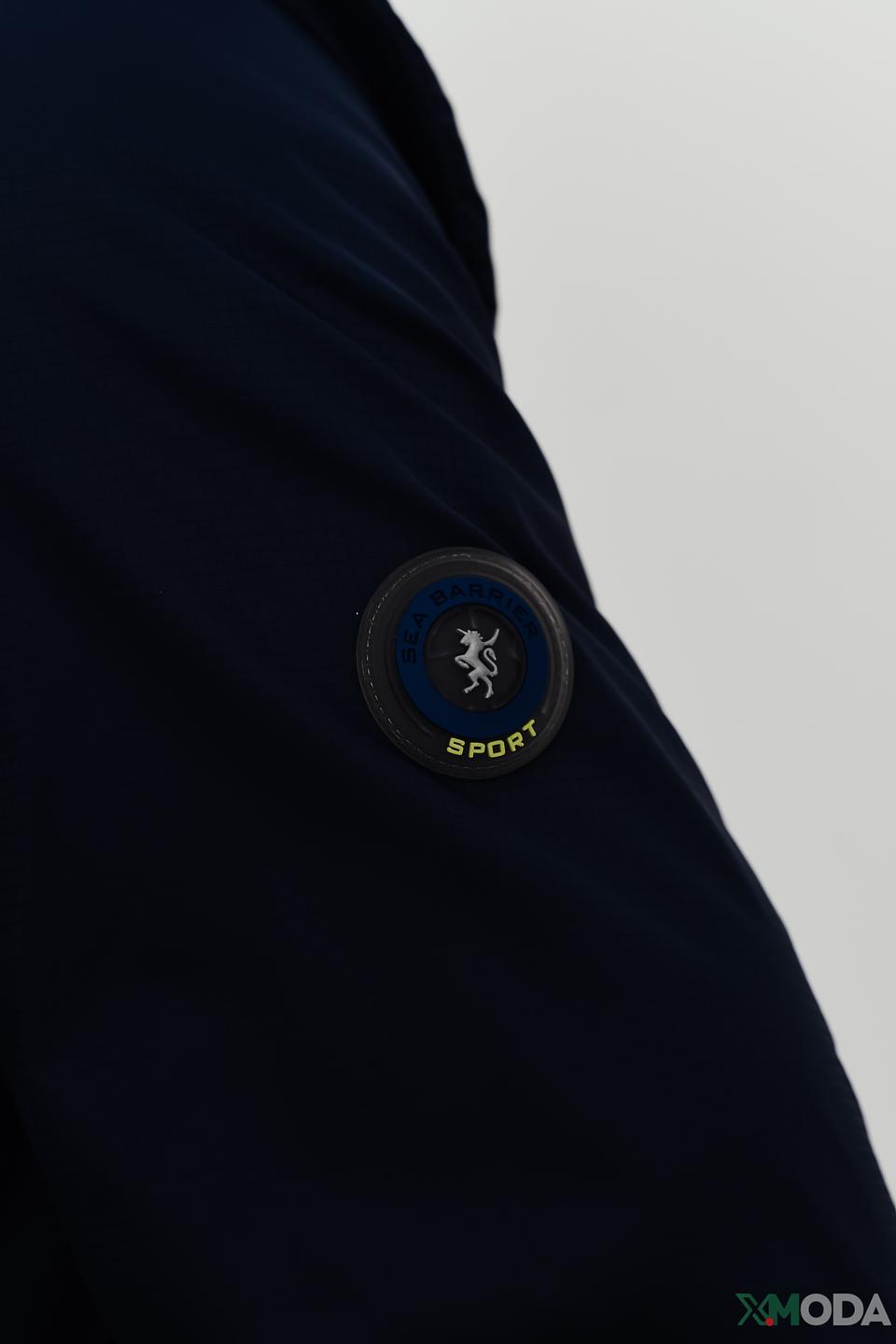 Куртка Sea Barrier синяя с капюшоном