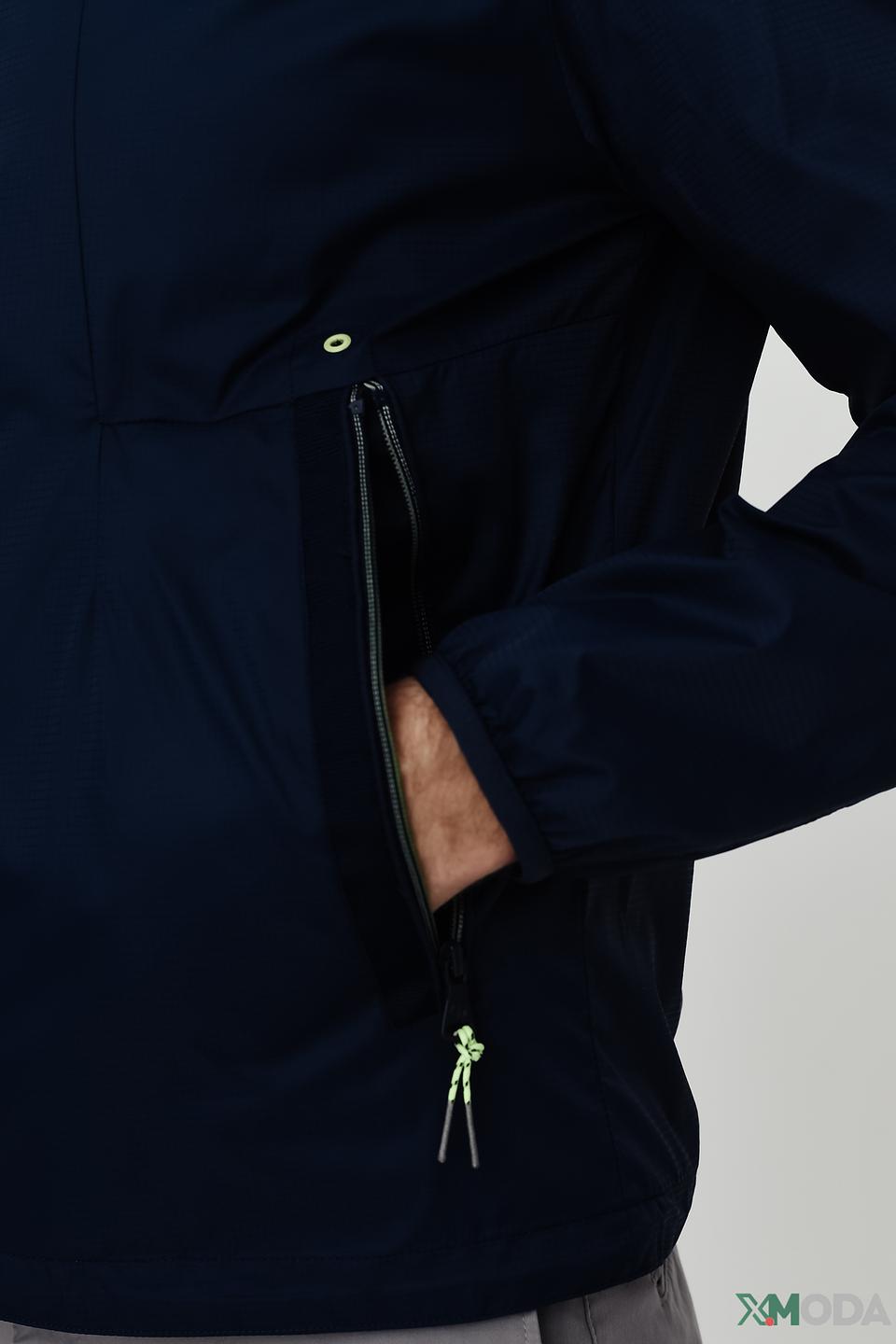 Куртка Sea Barrier синяя с капюшоном