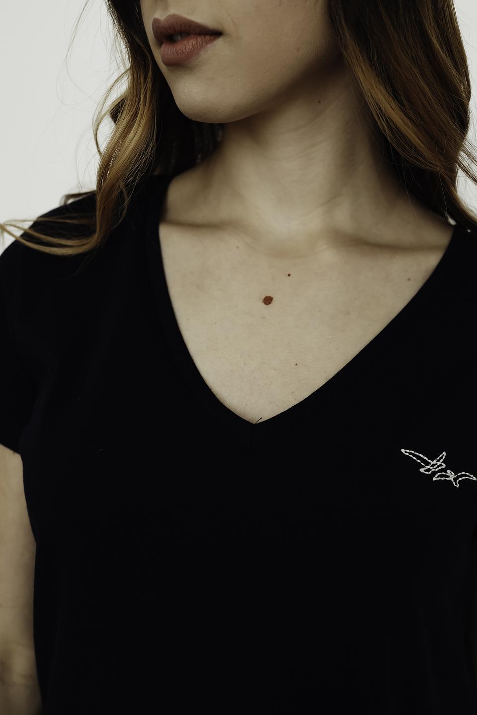 Футболка Tom Tailor denim girl чёрная