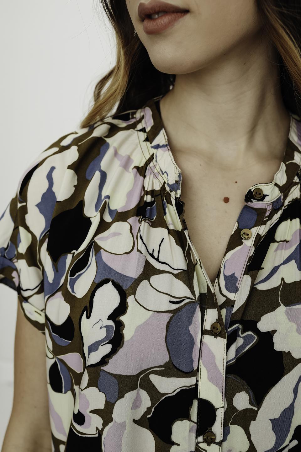 Блуза Tom Tailor с цветочным принтом