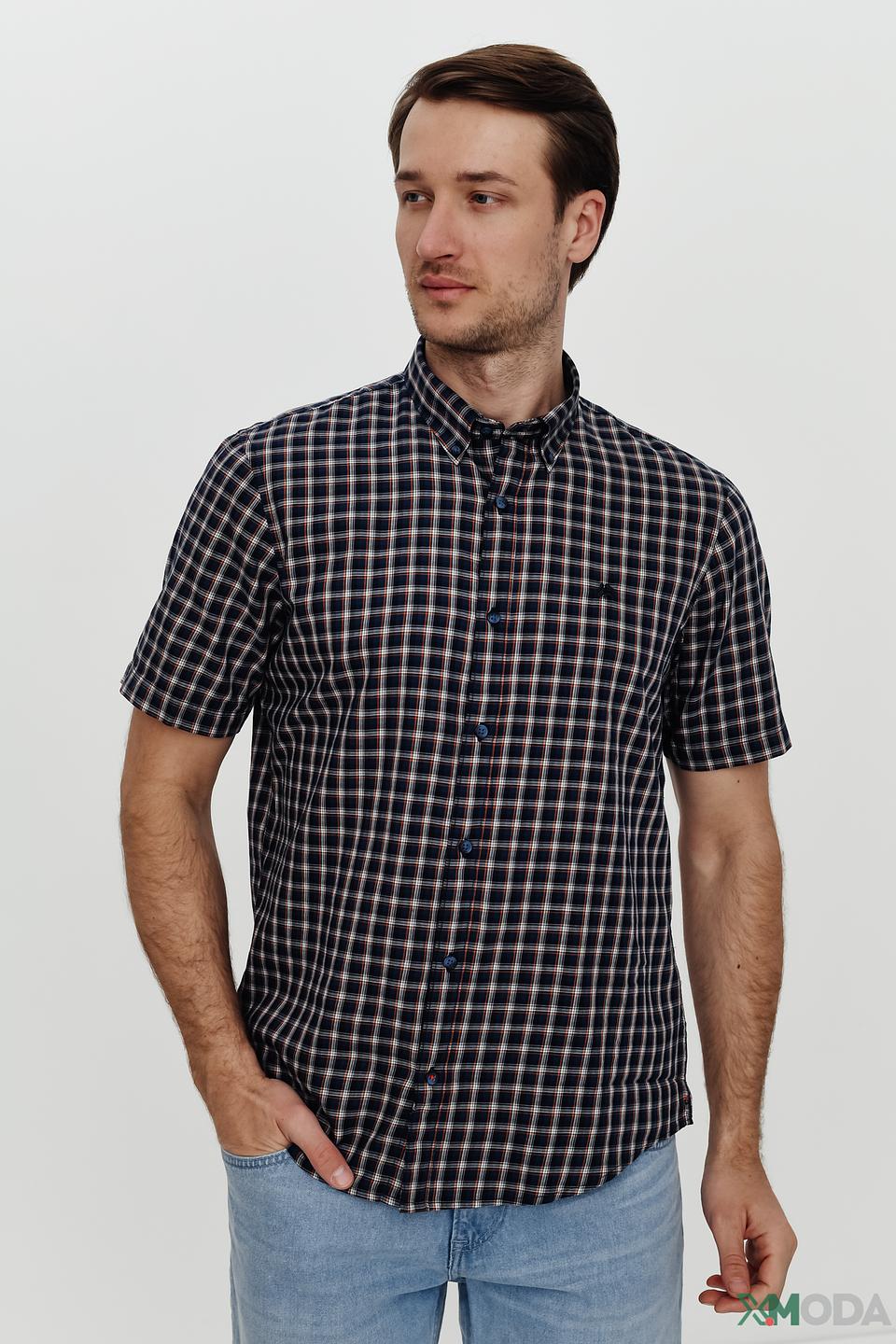 Рубашка кр Lerros в клетку