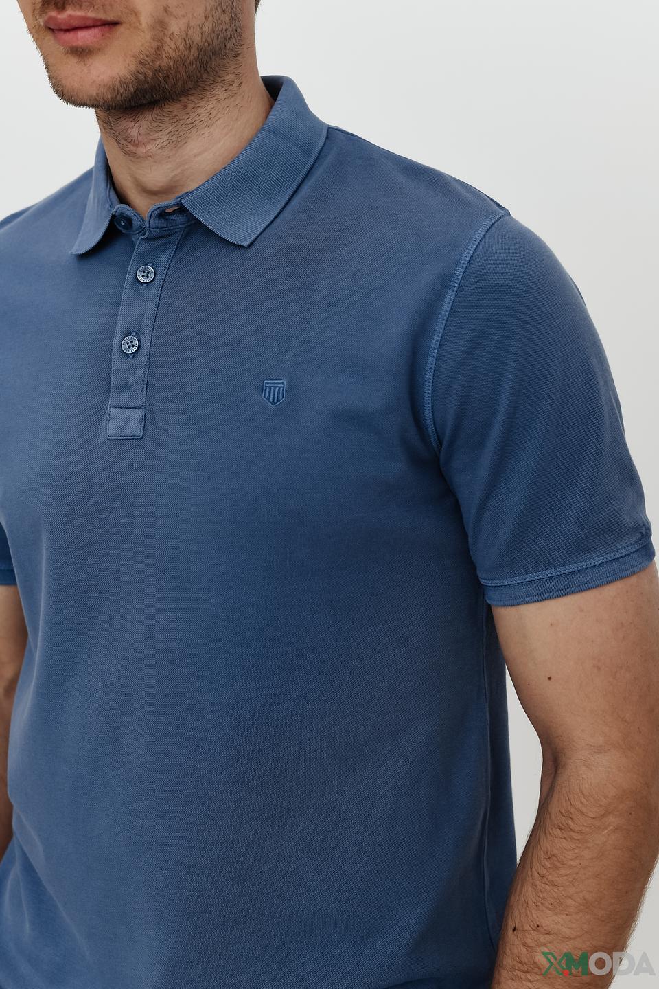 Поло Basefield мужское синее