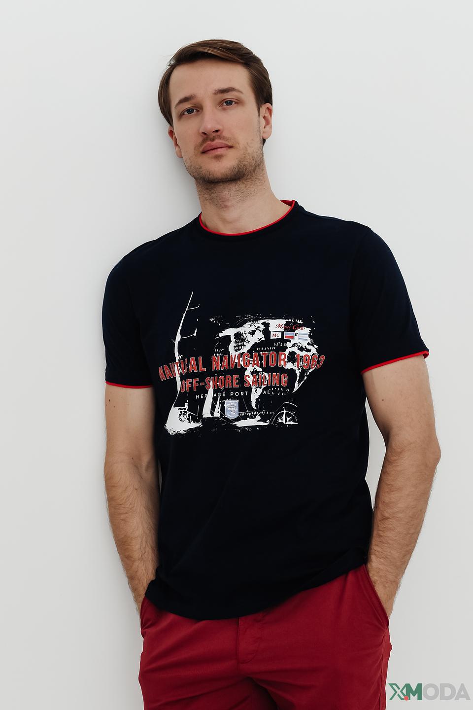 Футболка Monte Carlo с принтом