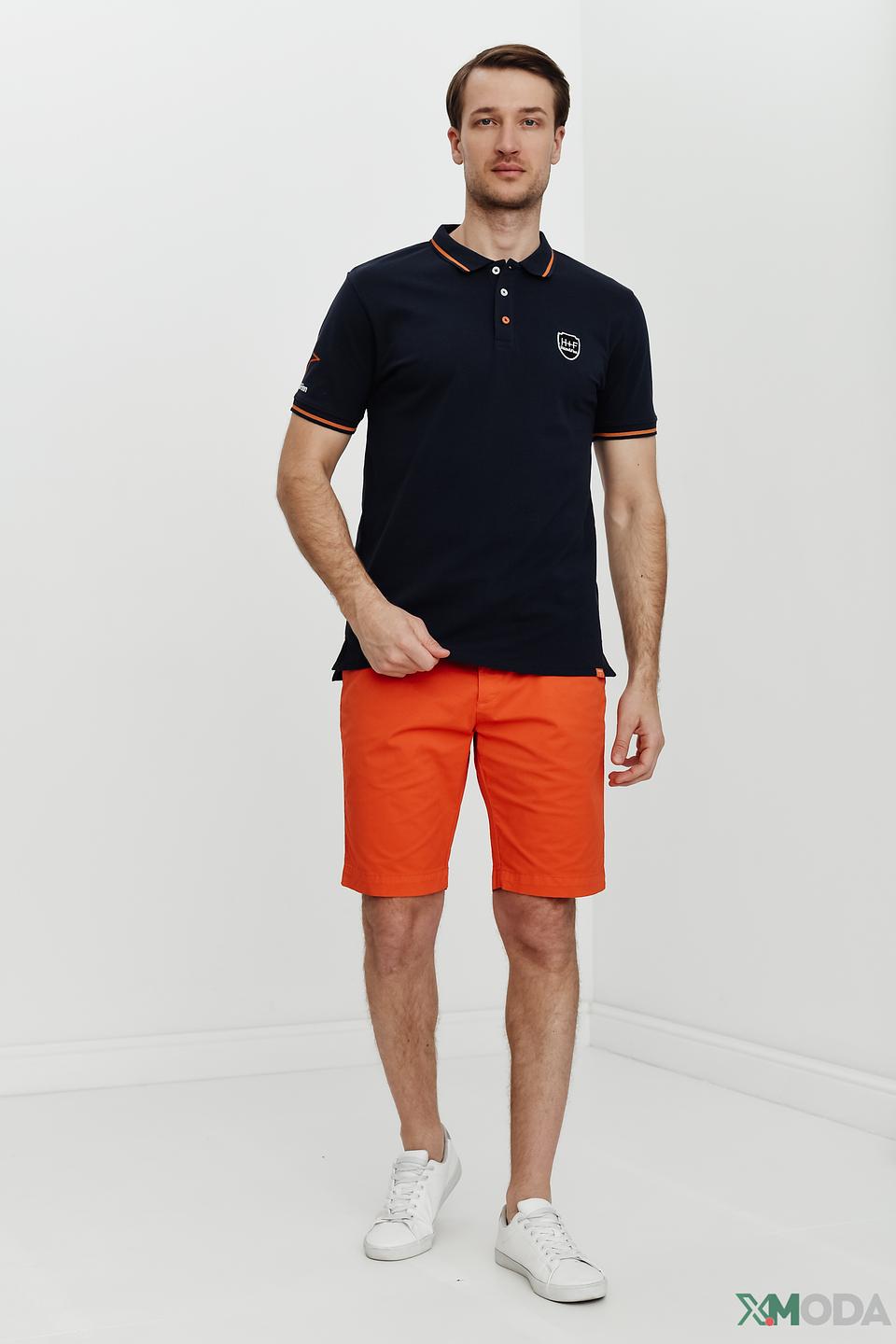 Поло Haze and Finn мужское тёмно-синее