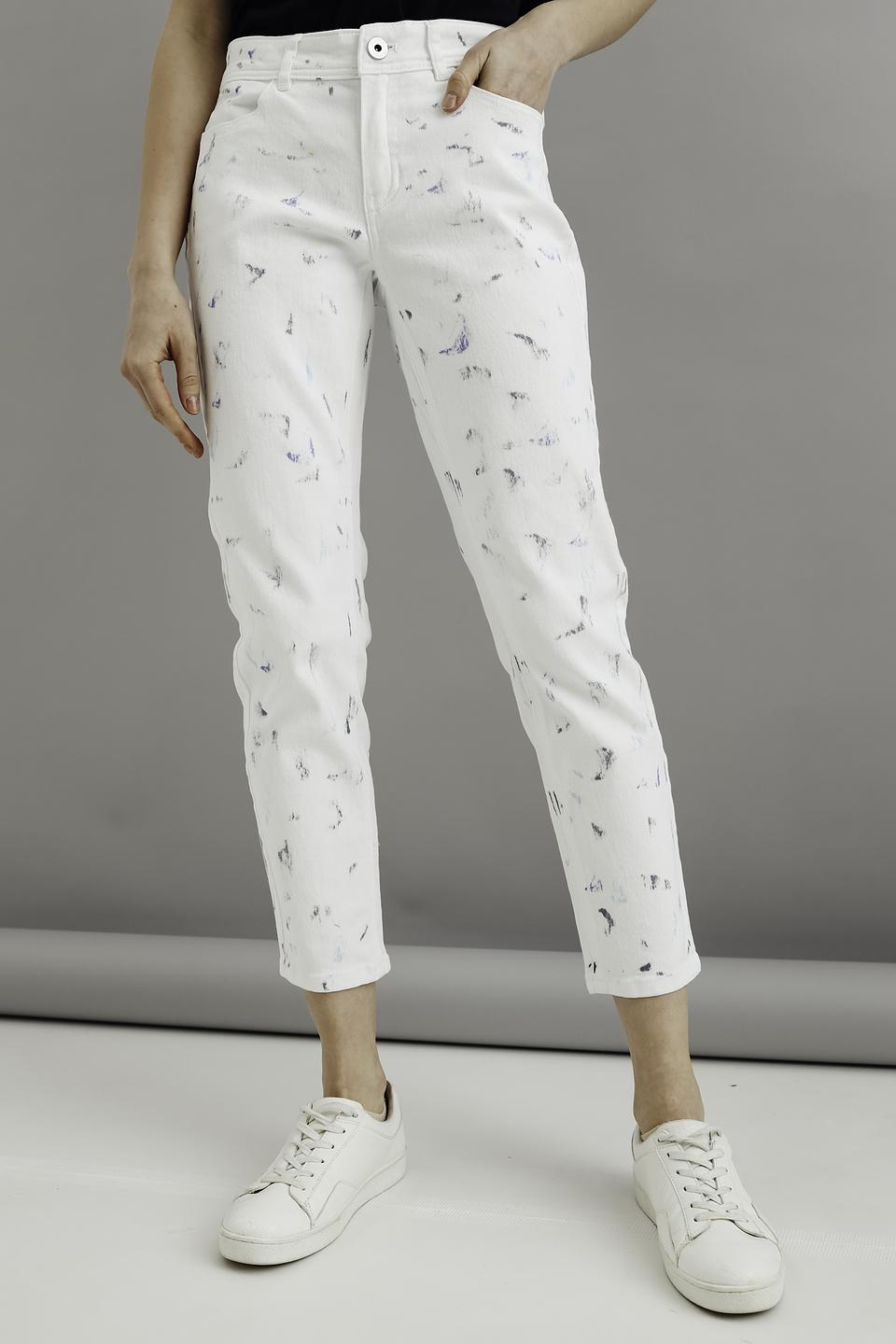 Джинсы Taifun с принтом