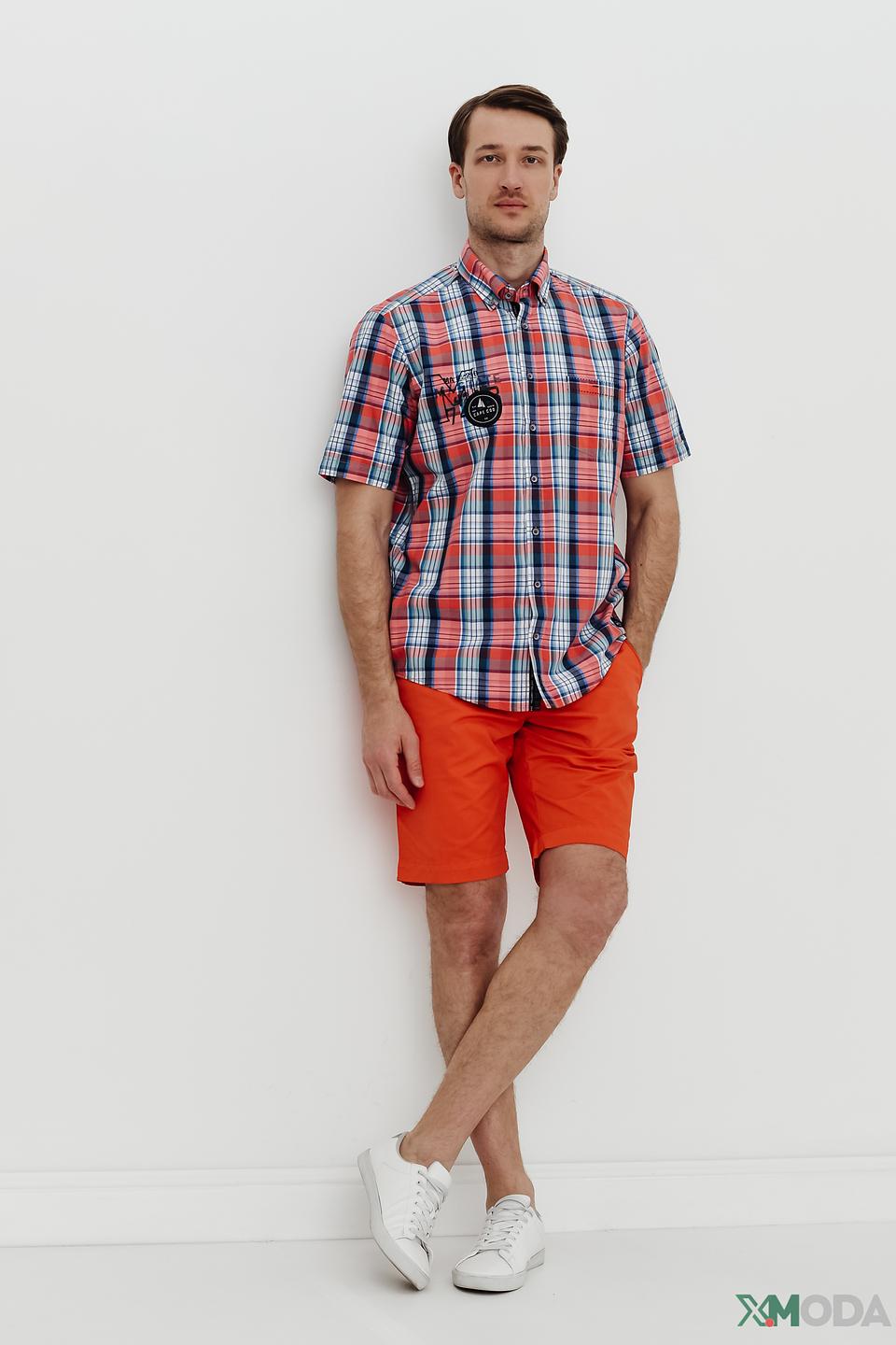 Рубашка кр Casa Moda в клетку