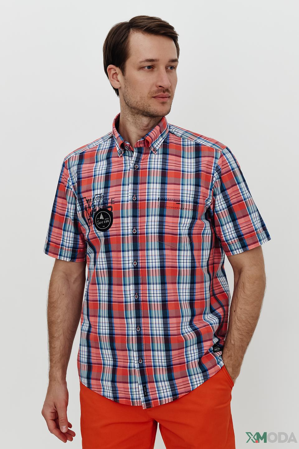 Рубашка кр Casa Moda в клетку