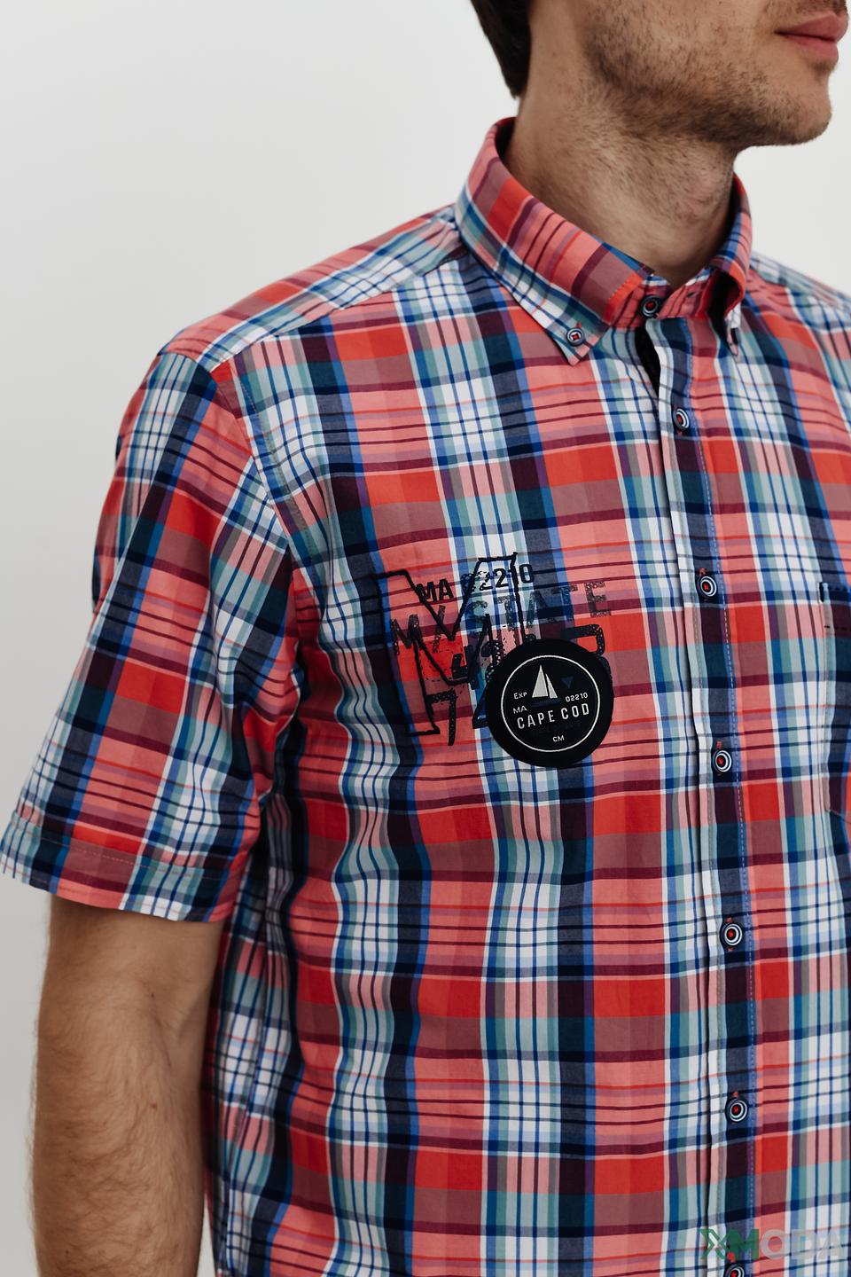 Рубашка кр Casa Moda в клетку