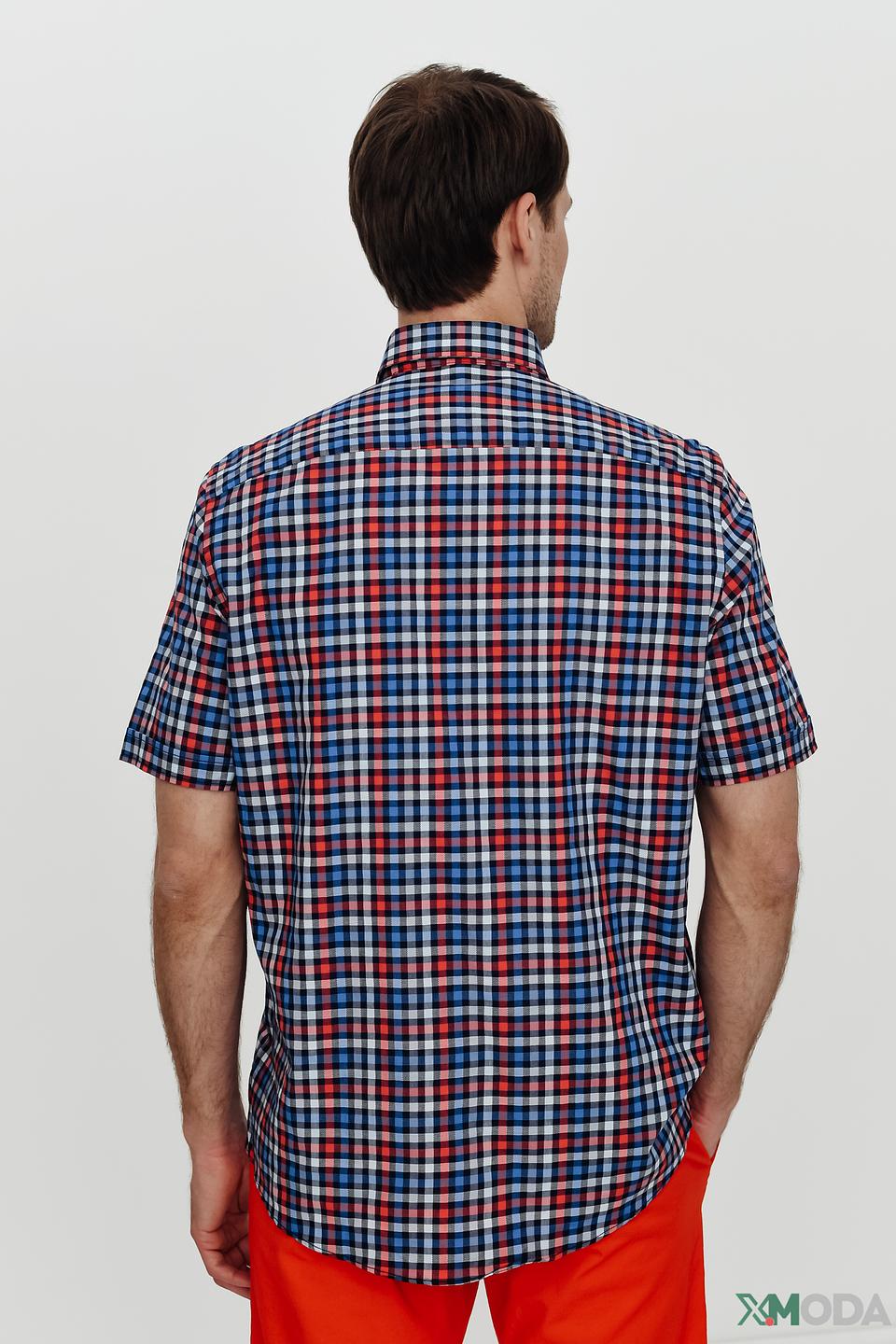 Рубашка кр Casa Moda в клетку