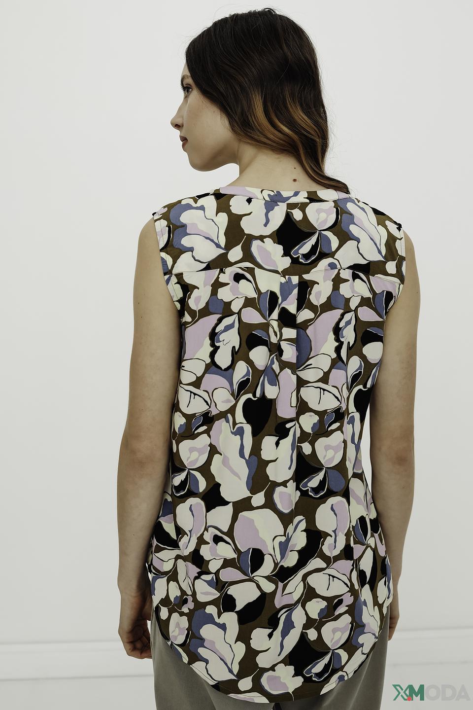 Топ Tom Tailor с цветочным принтом