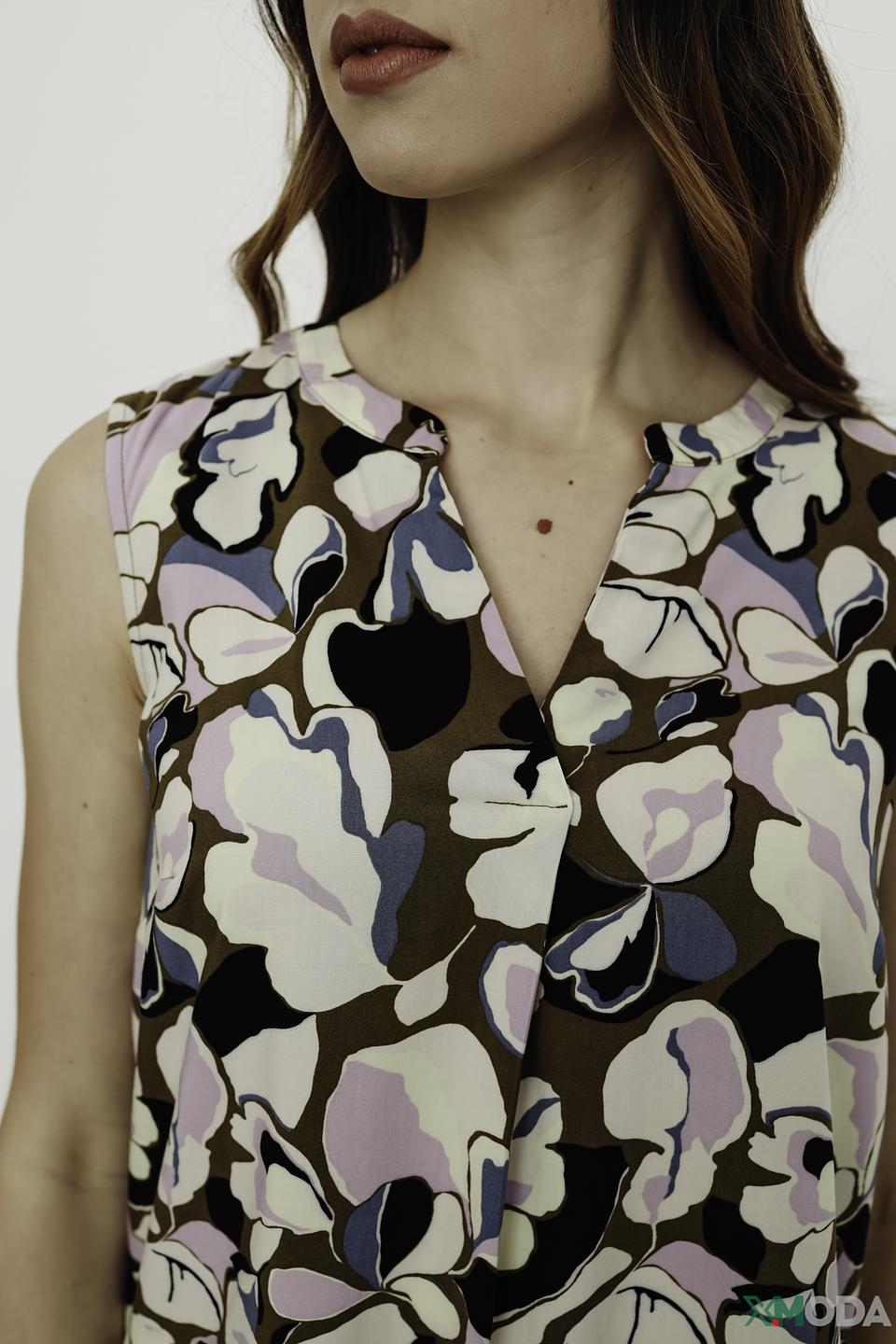 Топ Tom Tailor с цветочным принтом