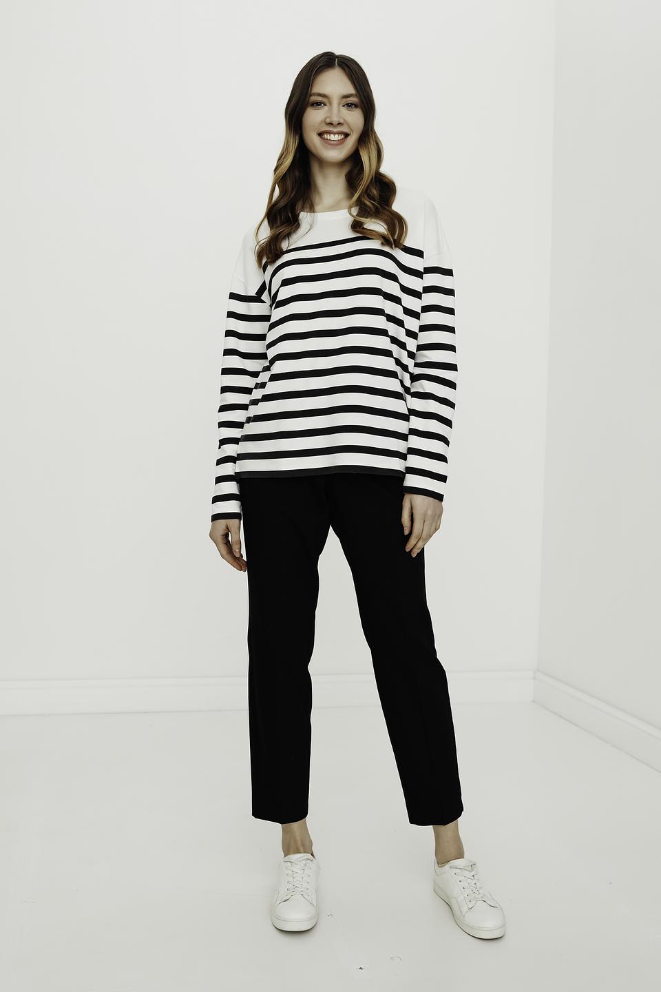 Пуловер Marc Aurel в полоску