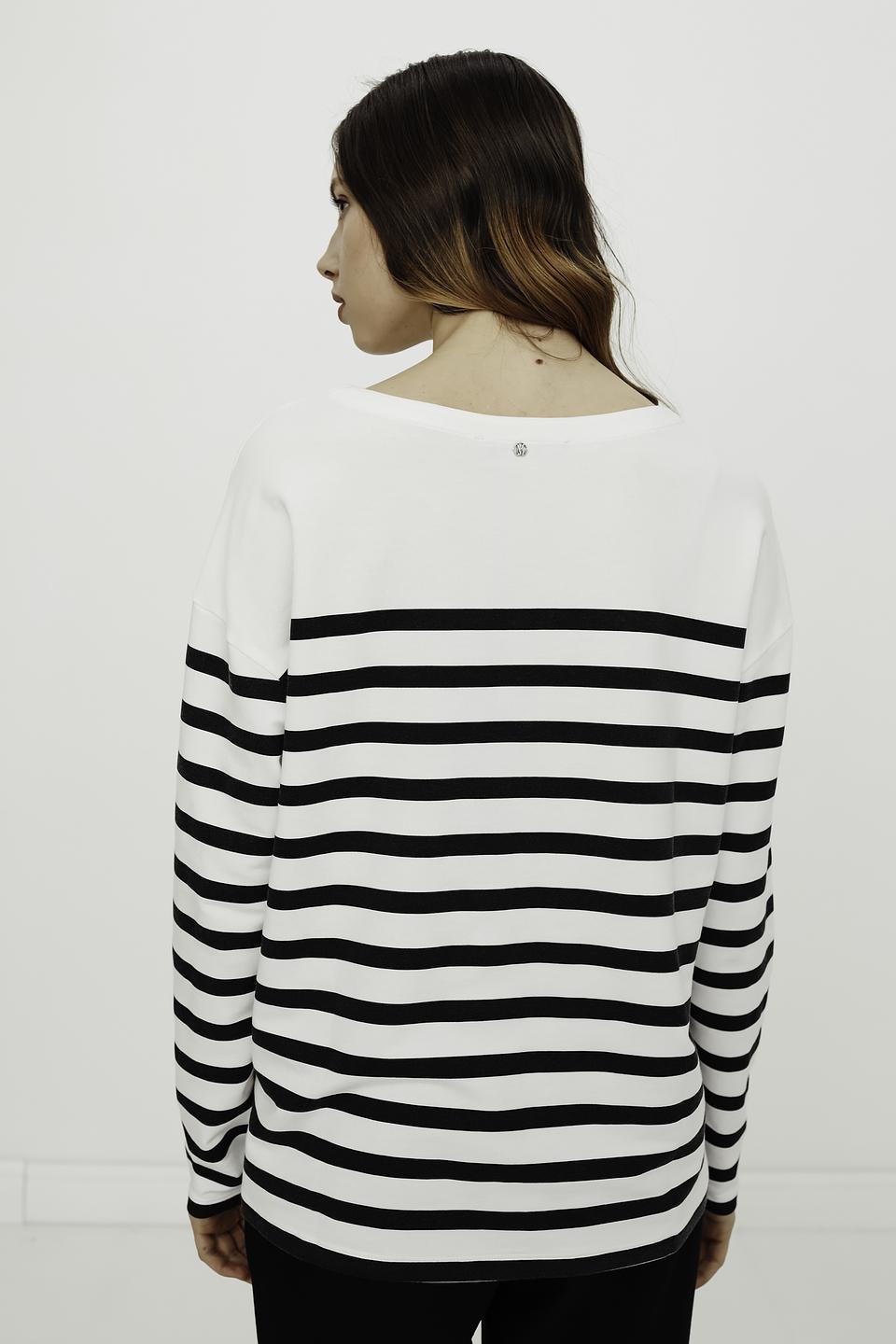 Пуловер Marc Aurel в полоску