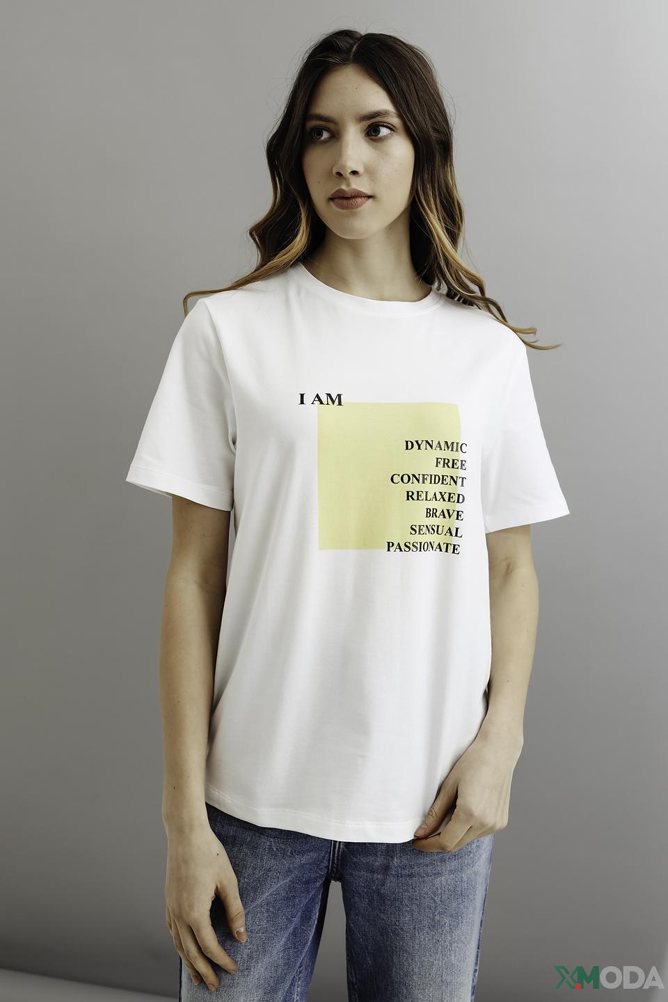 Футболка Taifun с принтом I AM