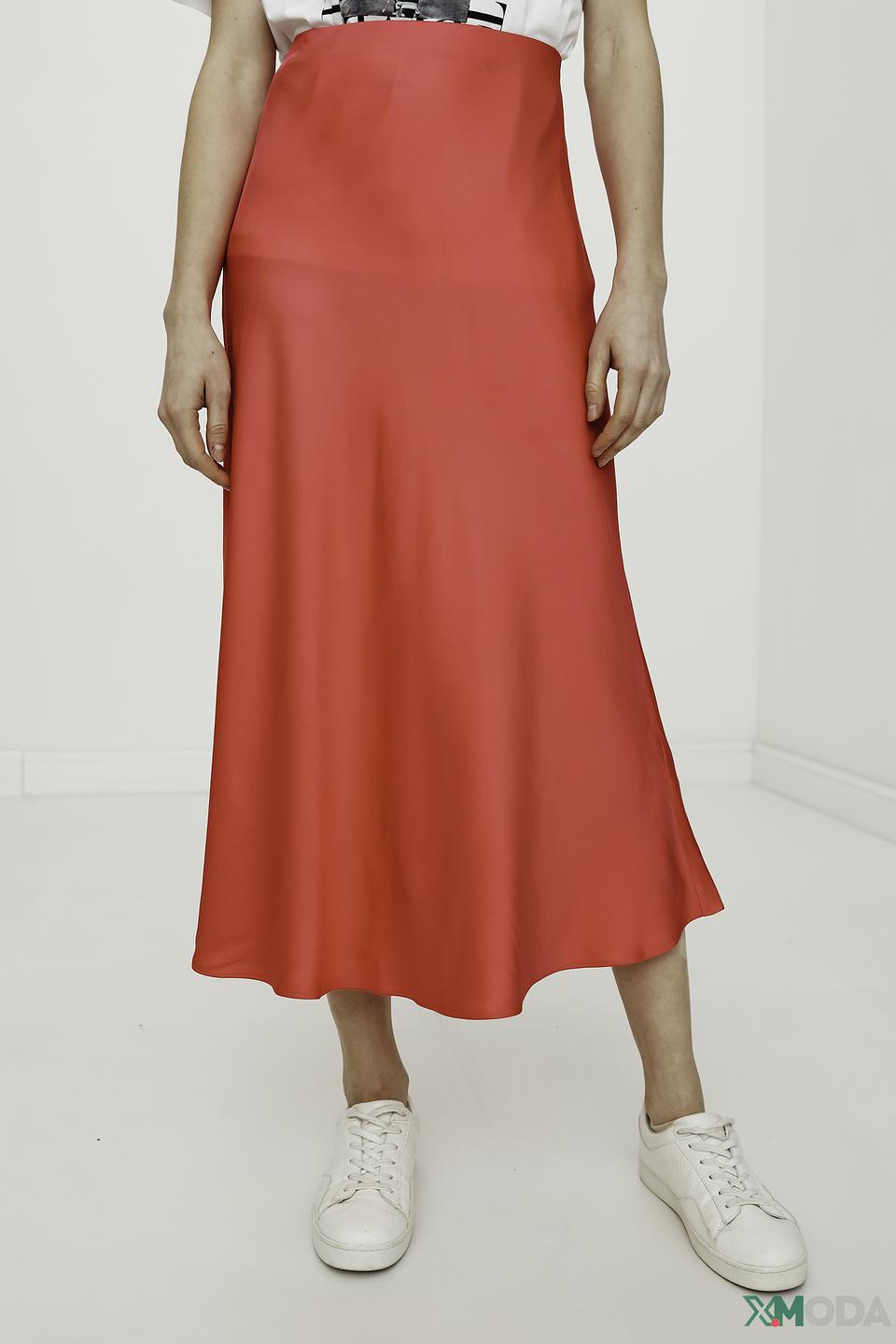 Юбка Taifun красная миди