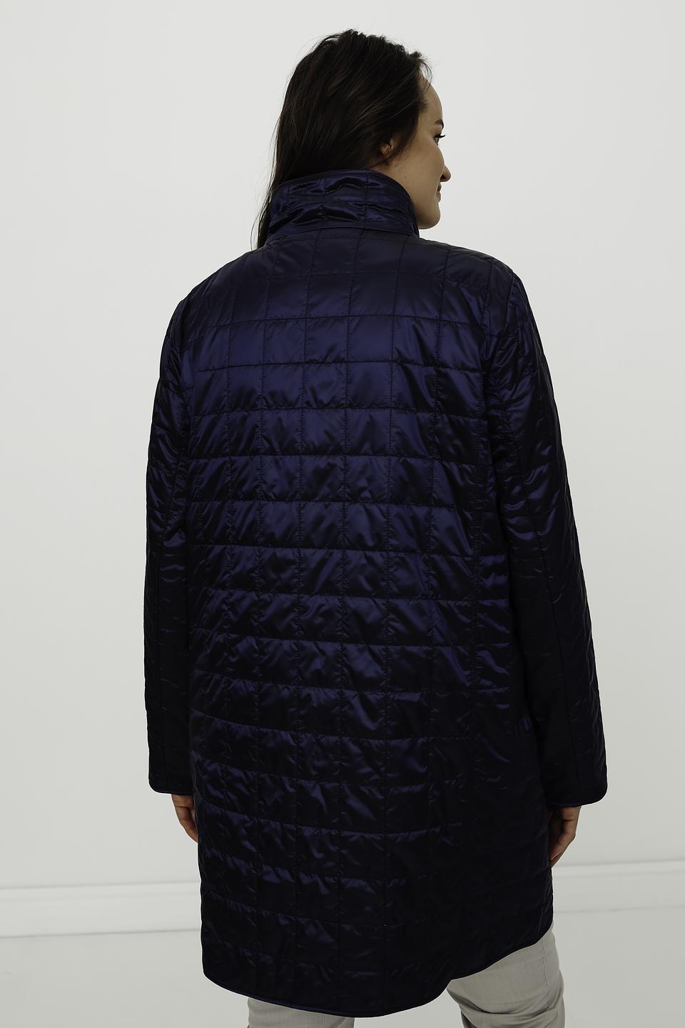 Пальто Baronia стеганое синее