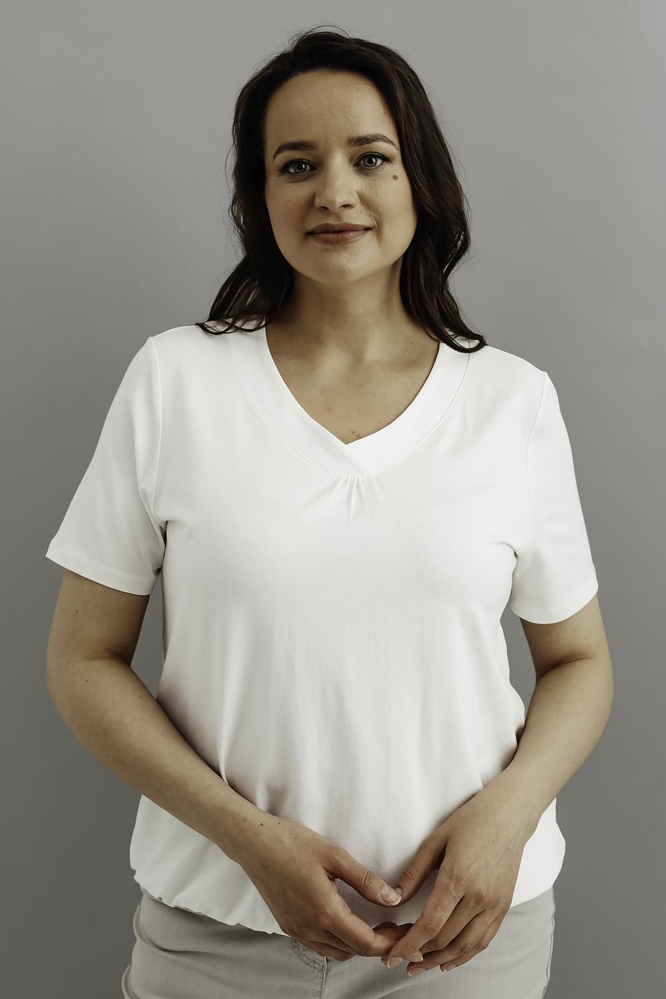 Футболка Lebek женская белая