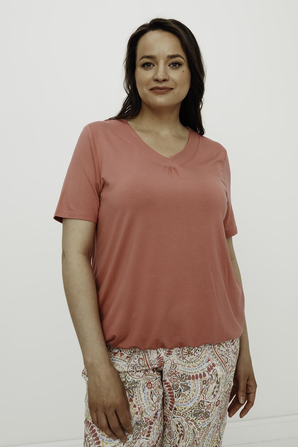 Футболка Barbara Lebek розовая