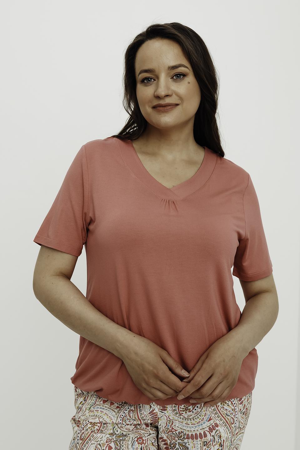 Футболка Barbara Lebek розовая