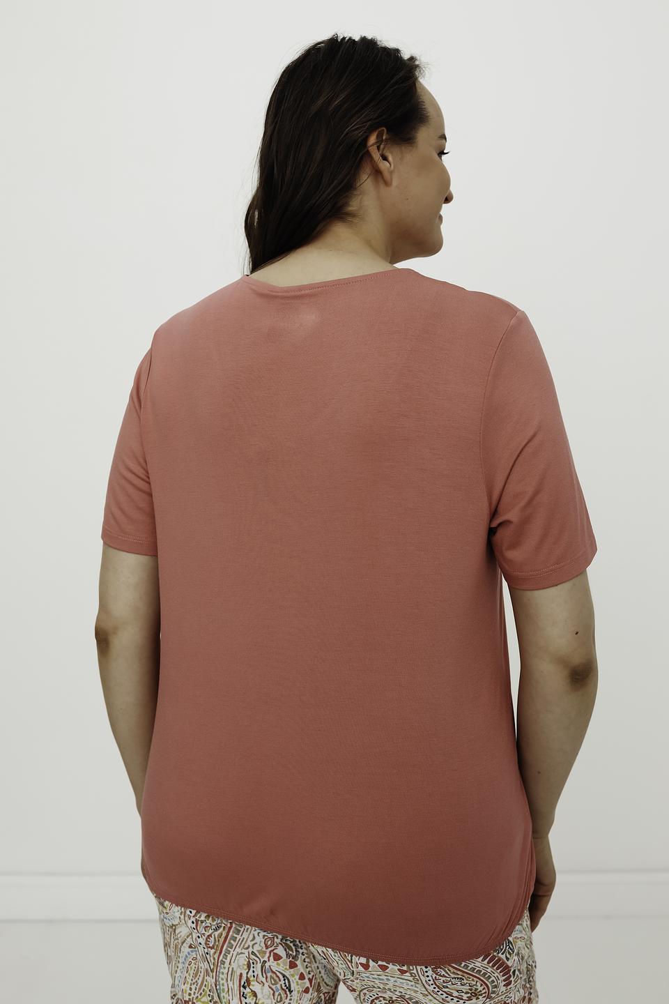 Футболка Barbara Lebek розовая