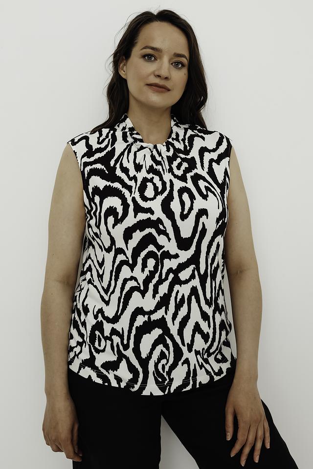 Топ Erfo с принтом зебра