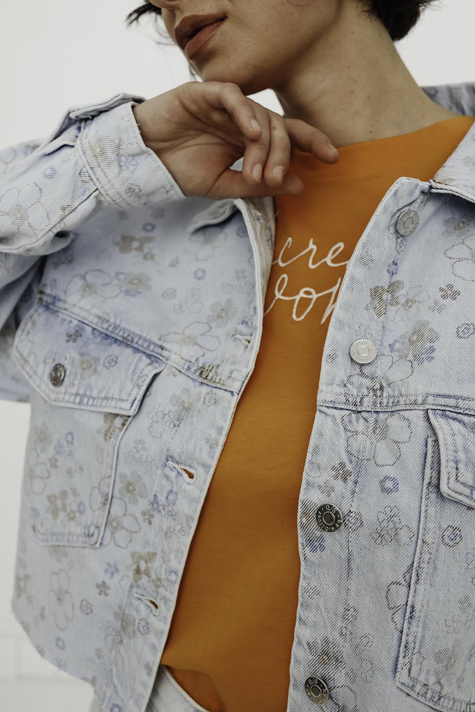 Жакет QS girl с цветочным принтом