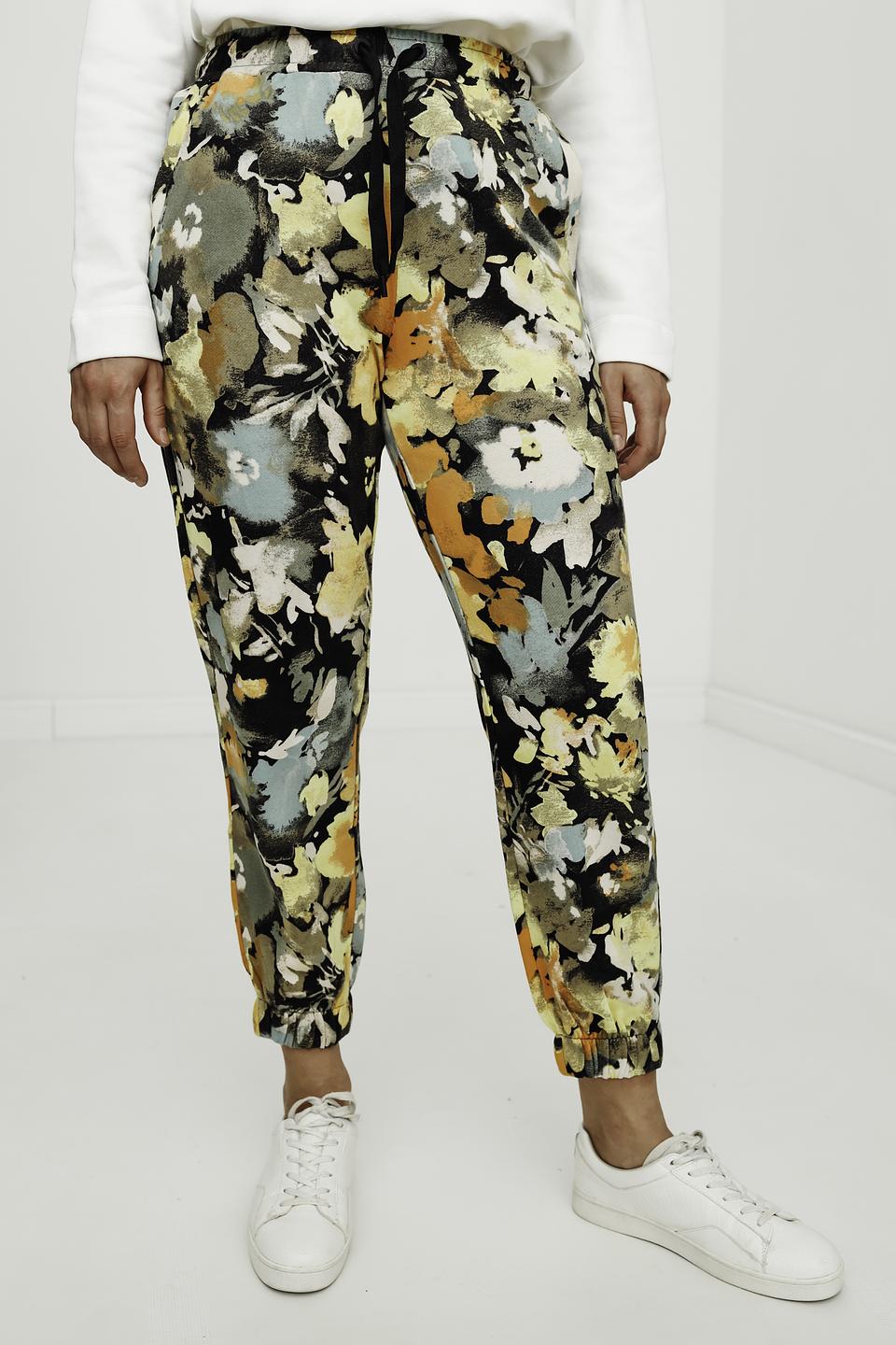 Брюки s.Oliver с цветочным принтом