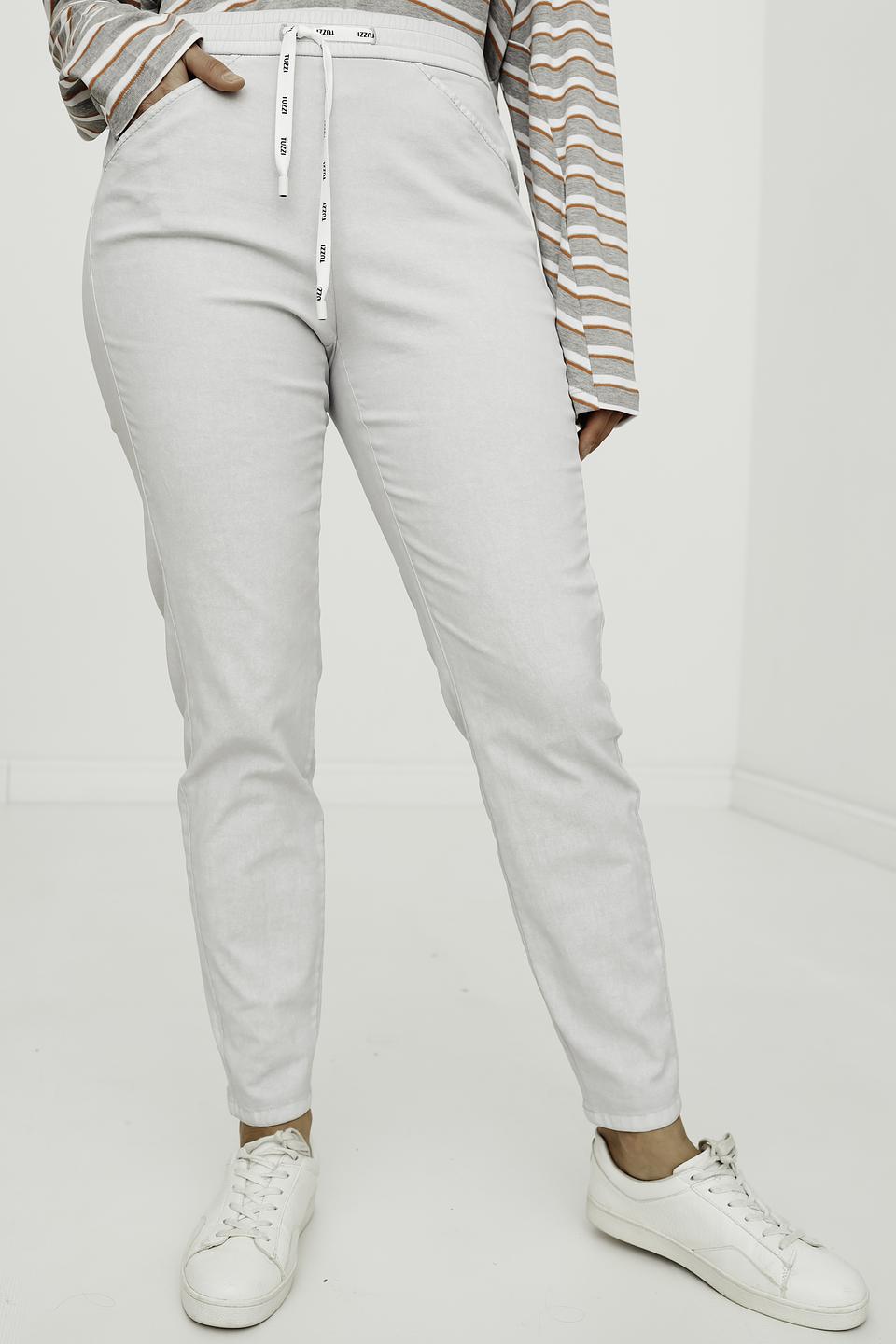 Брюки Tuzzi серые с поясом